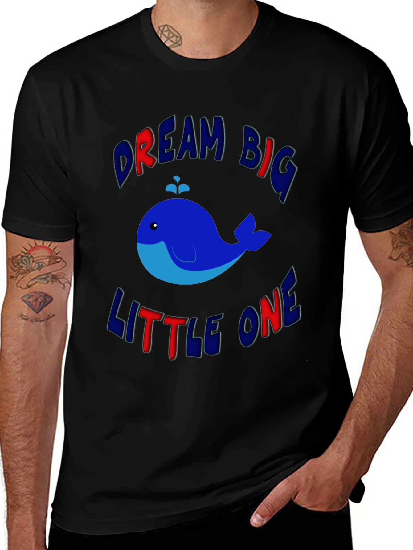 Dream Big Whale Graphic Tee