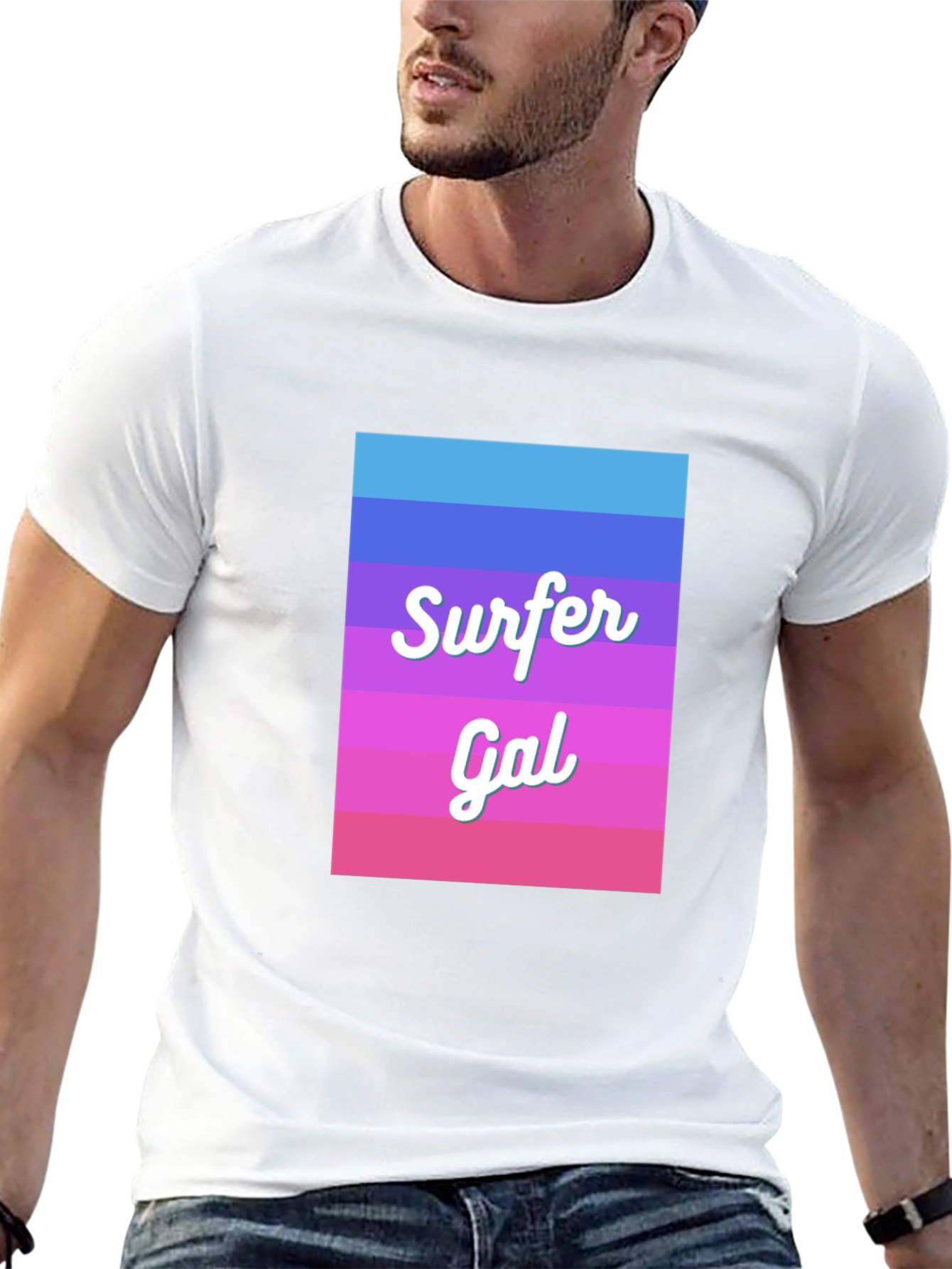 Surfer Gal T-Shirt - Beach Vibes