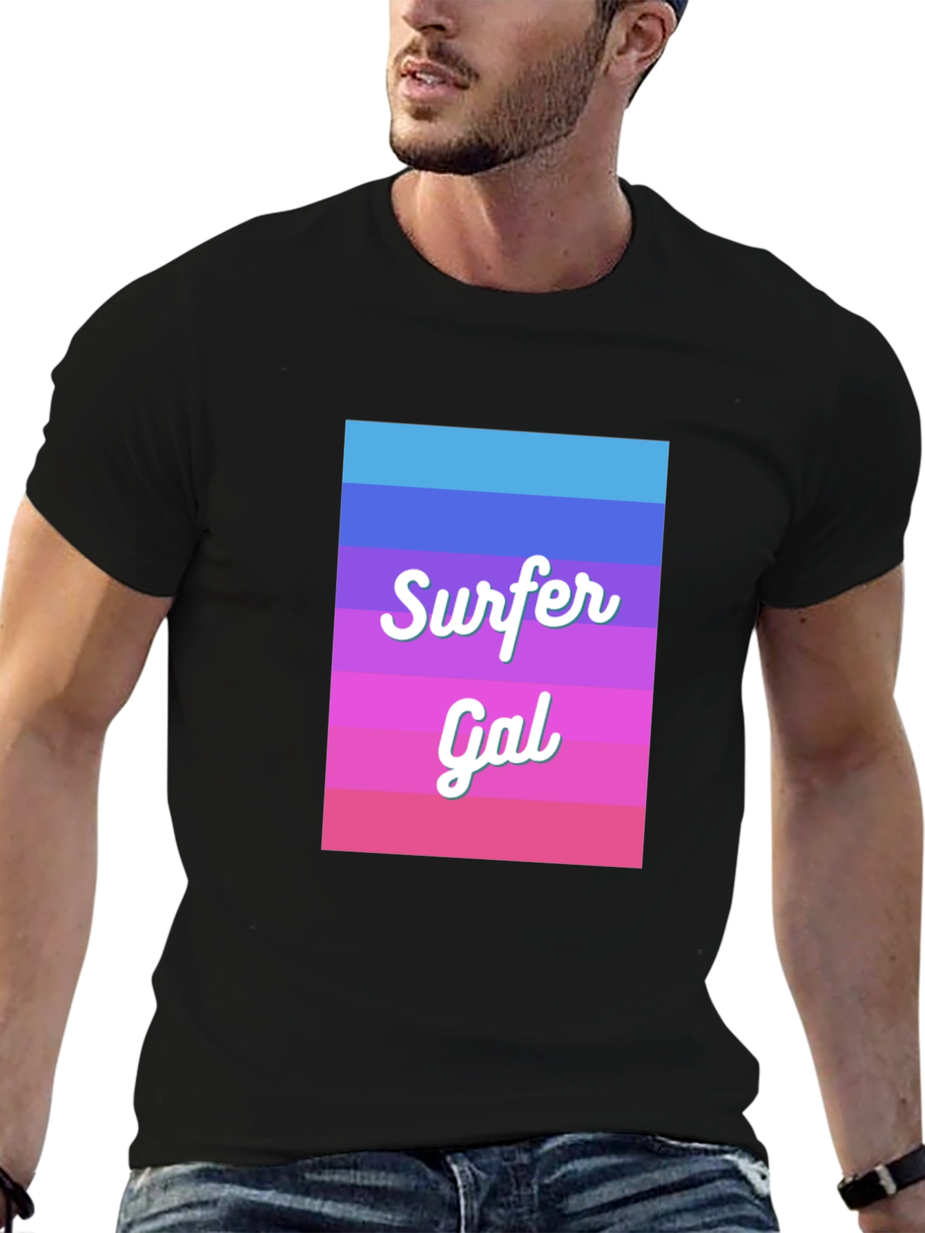 Surfer Gal T-Shirt - Beach Vibes