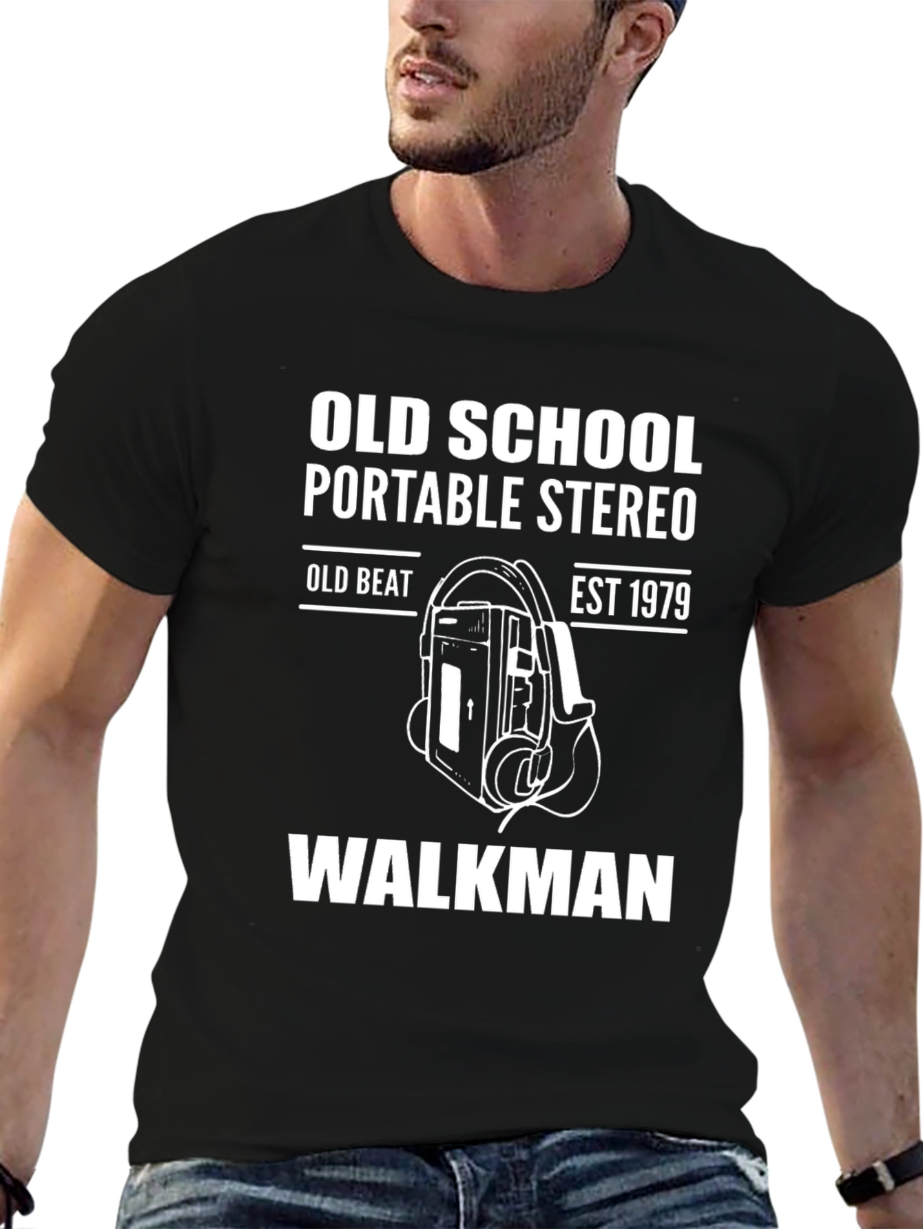 Old School Portable Stereo Walkman T-Shirt