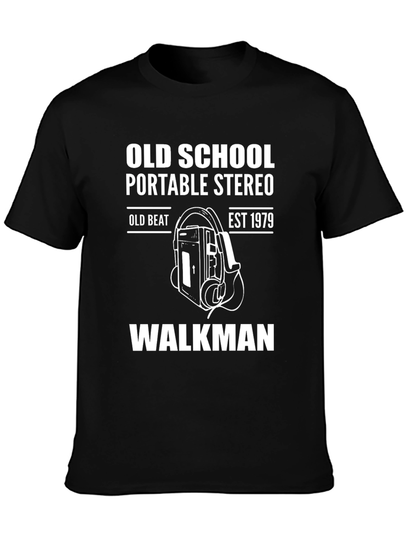 Old School Portable Stereo Walkman T-Shirt