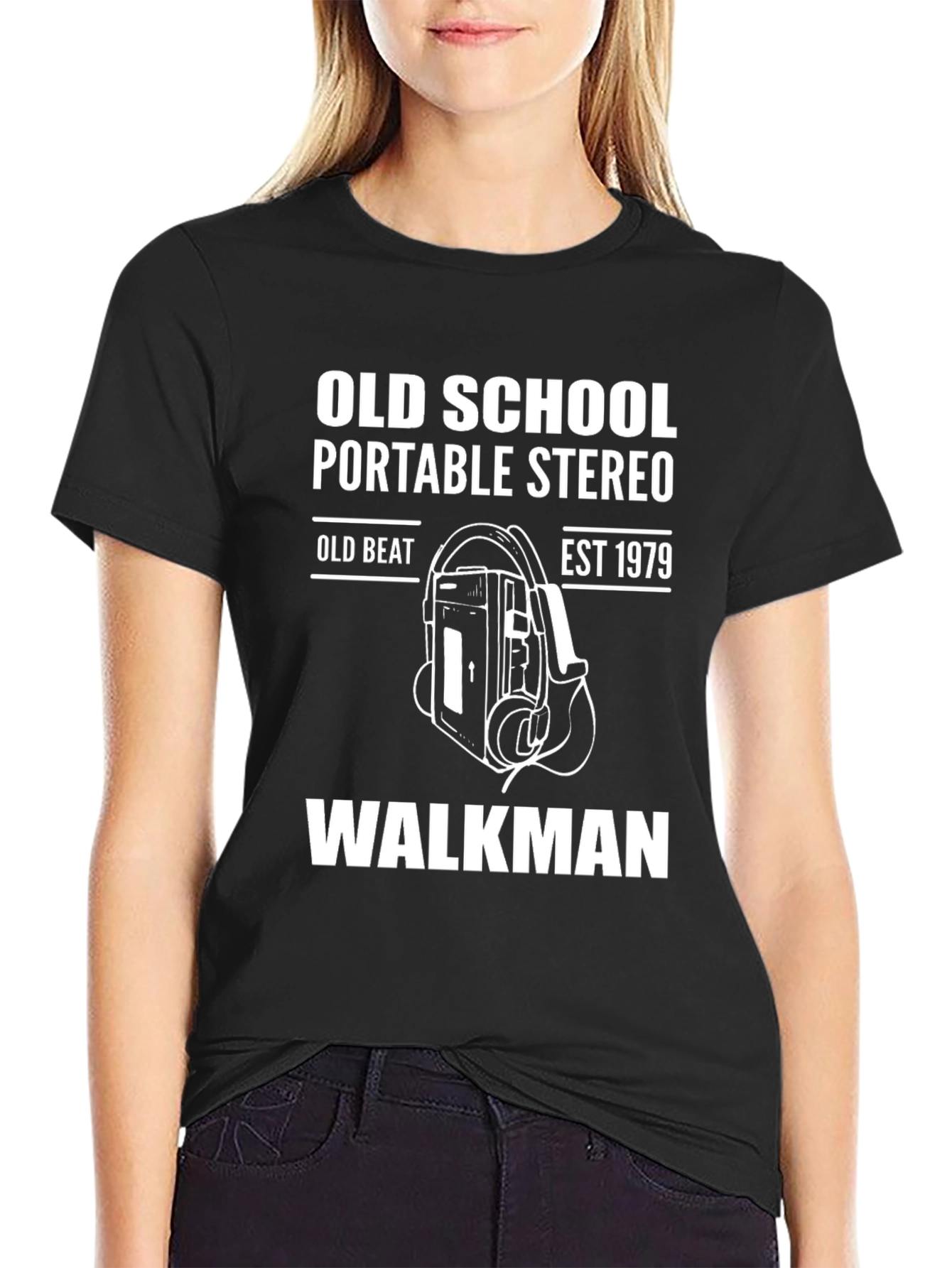 Old School Portable Stereo Walkman T-Shirt