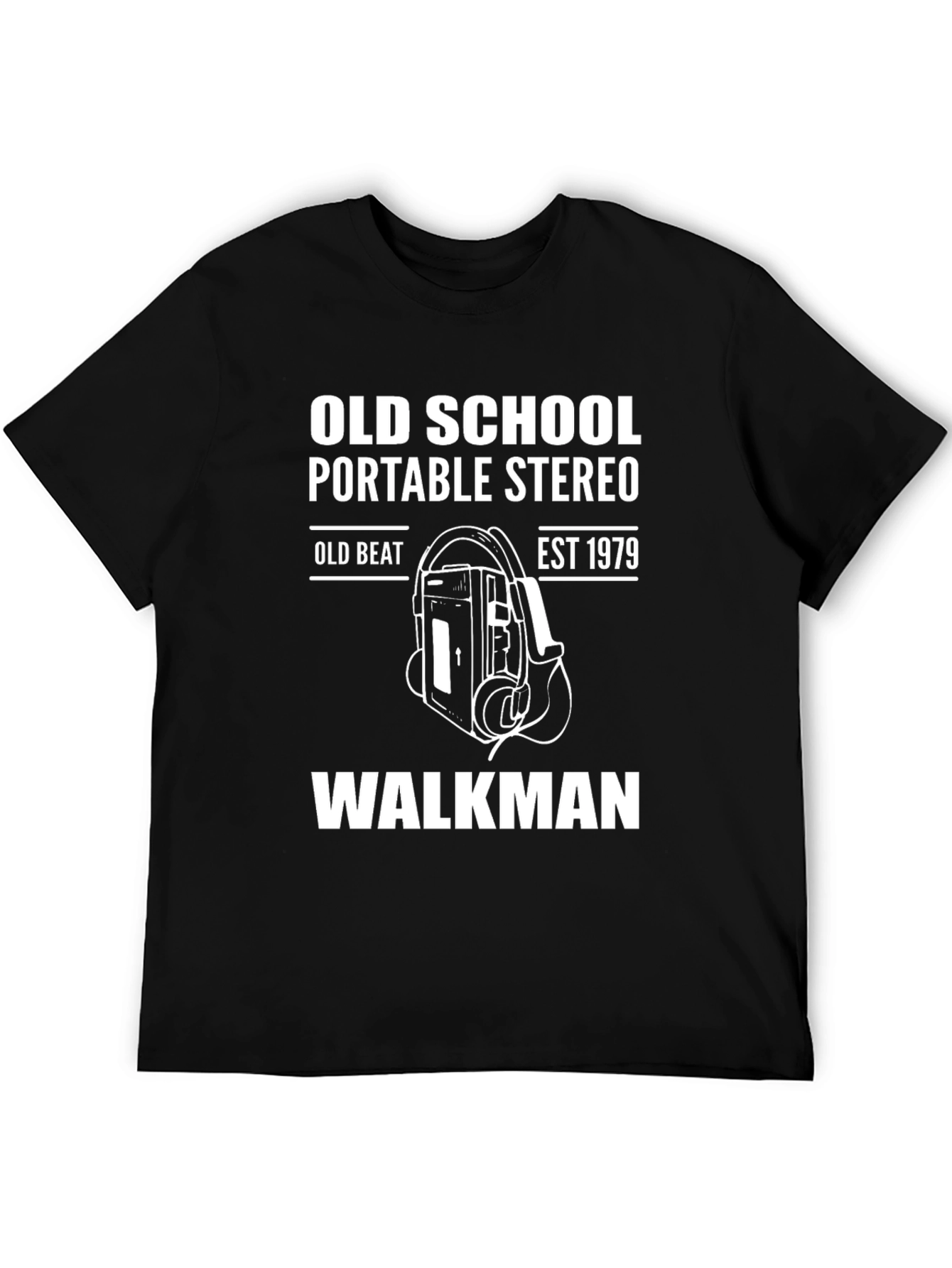 Old School Portable Stereo Walkman T-Shirt