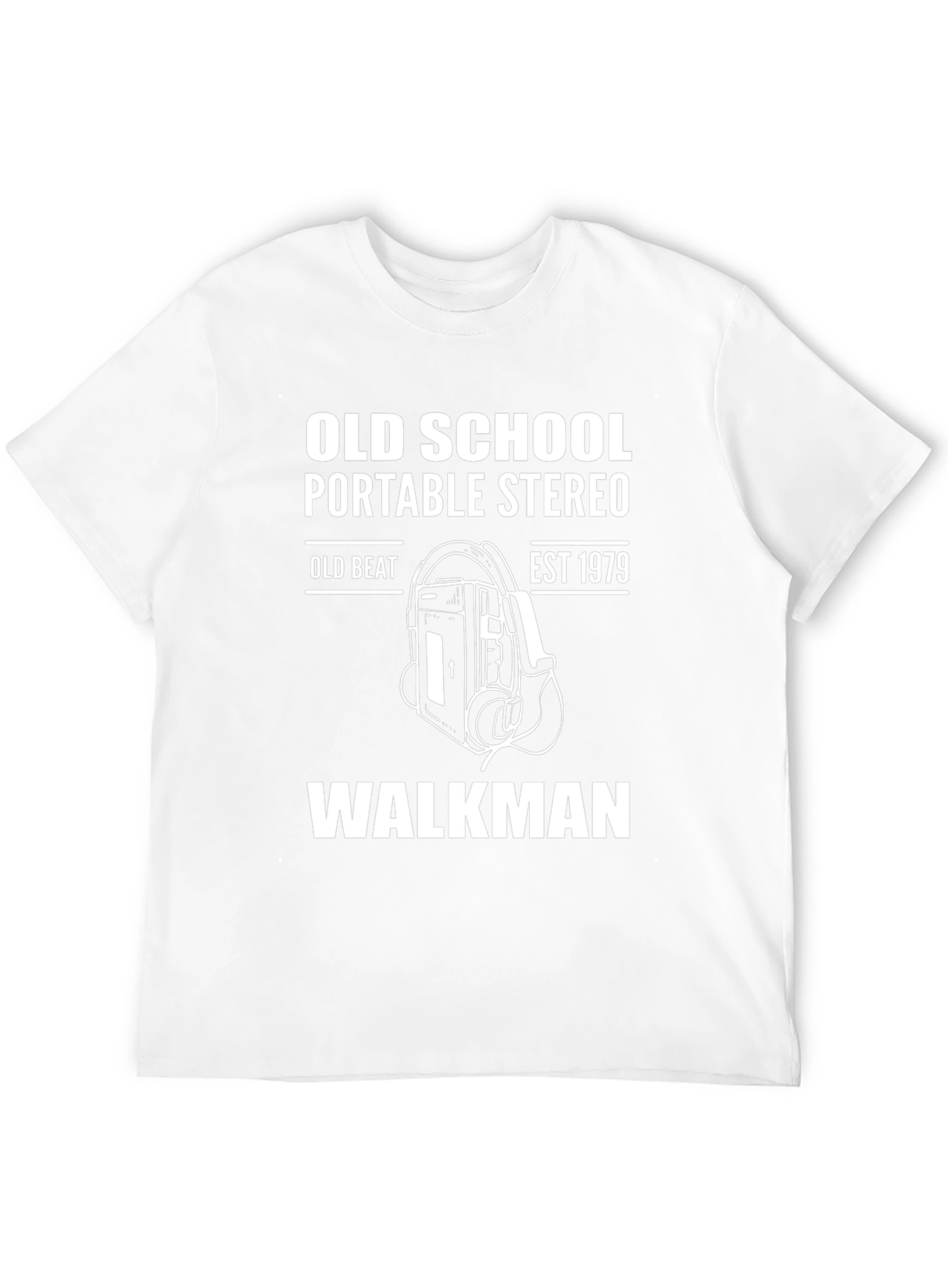 Old School Portable Stereo Walkman T-Shirt