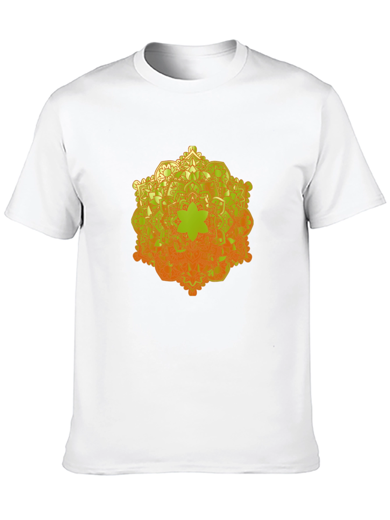 Mandala Graphic Tee - Trendy Black Cotton T-Shirt