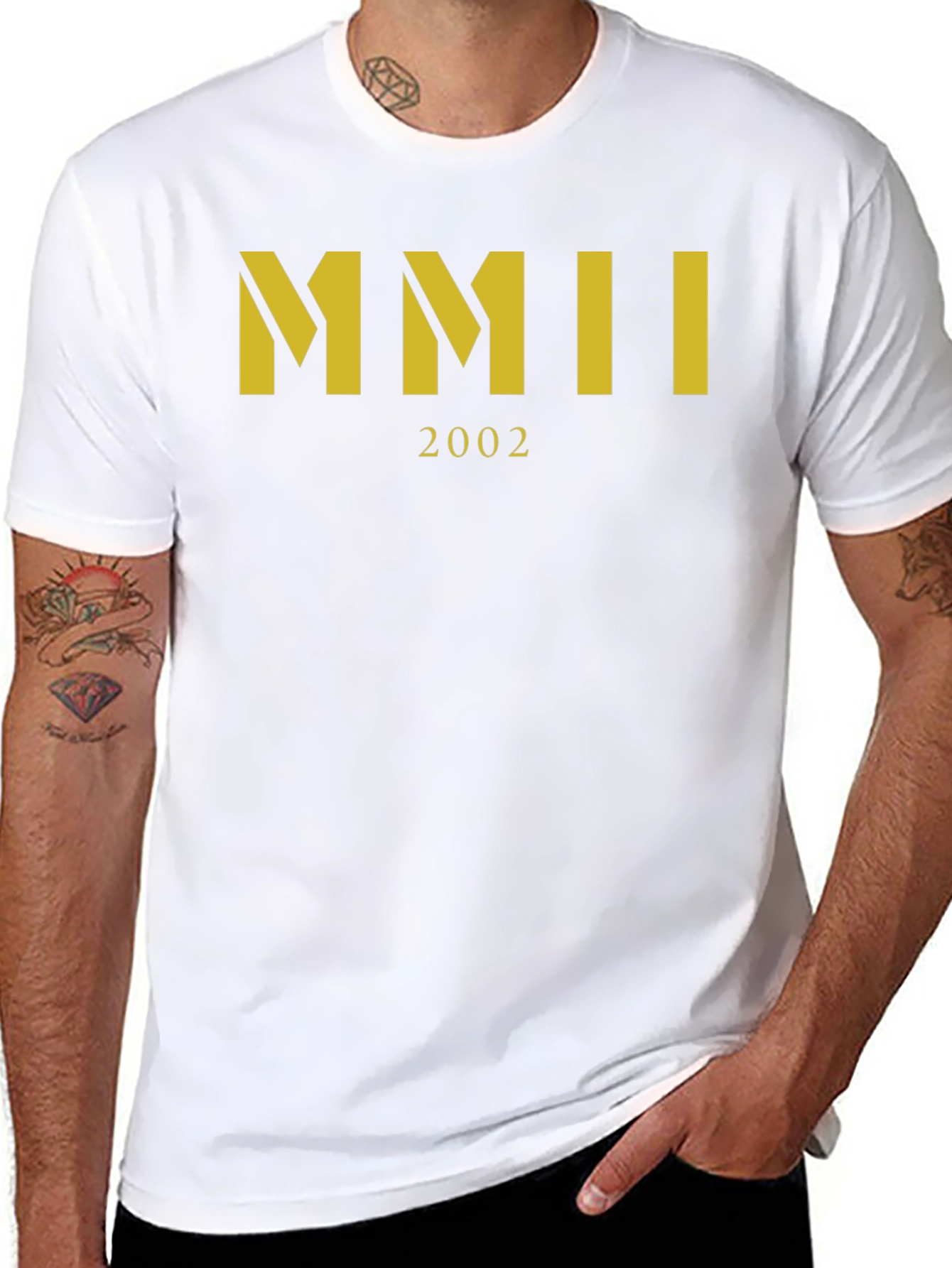 MMII 2002 T-Shirt Roman Numeral Year
