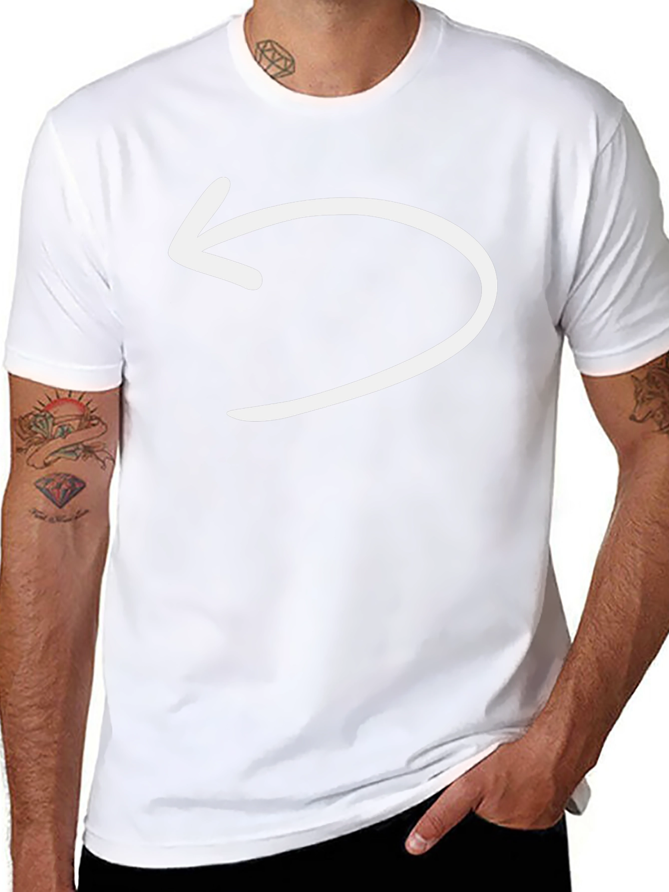 Retro Arrow Black T-Shirt - Stylish & Comfortable