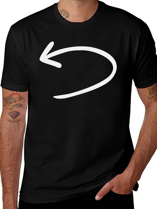 Retro Arrow Black T-Shirt - Stylish & Comfortable