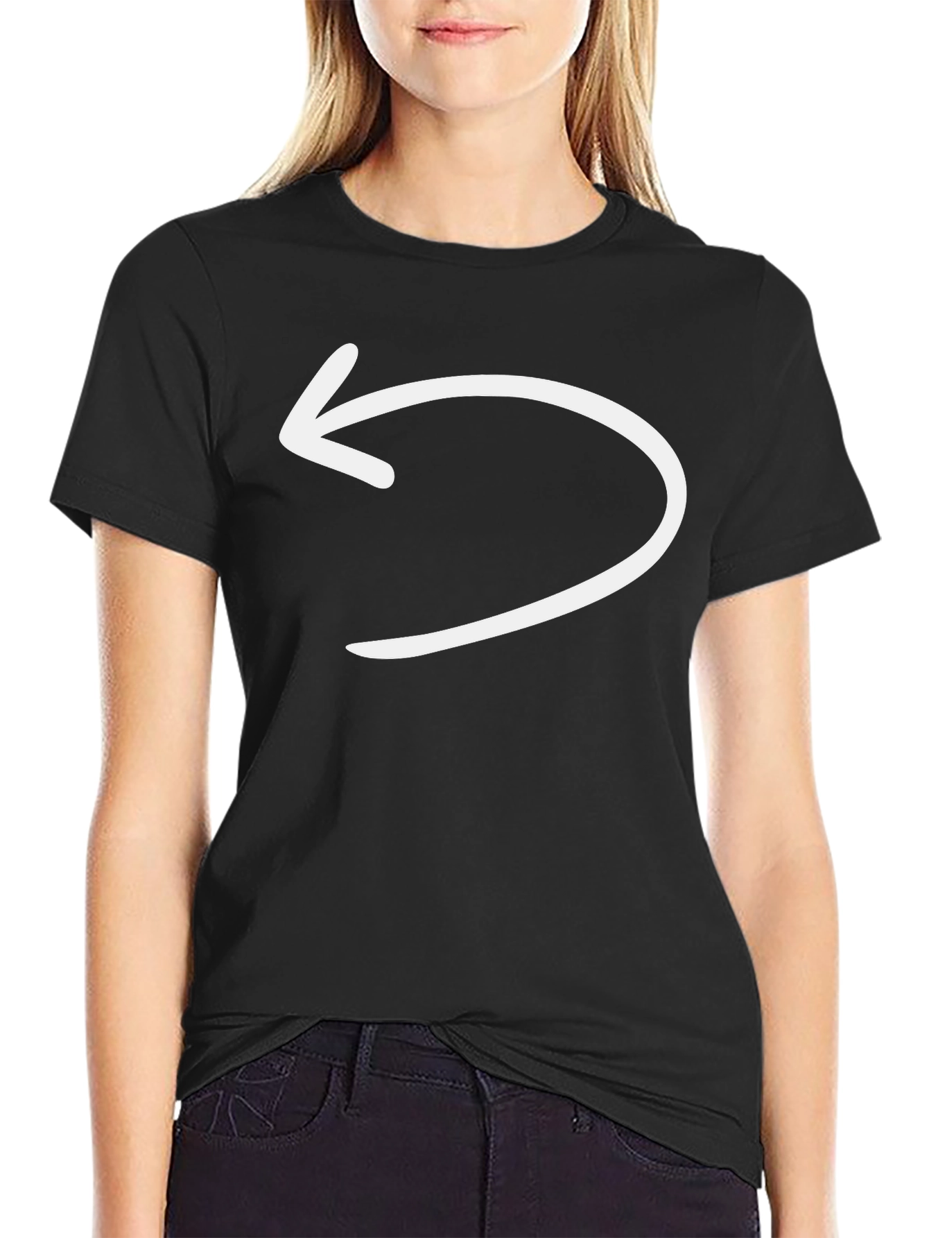 Retro Arrow Black T-Shirt - Stylish & Comfortable