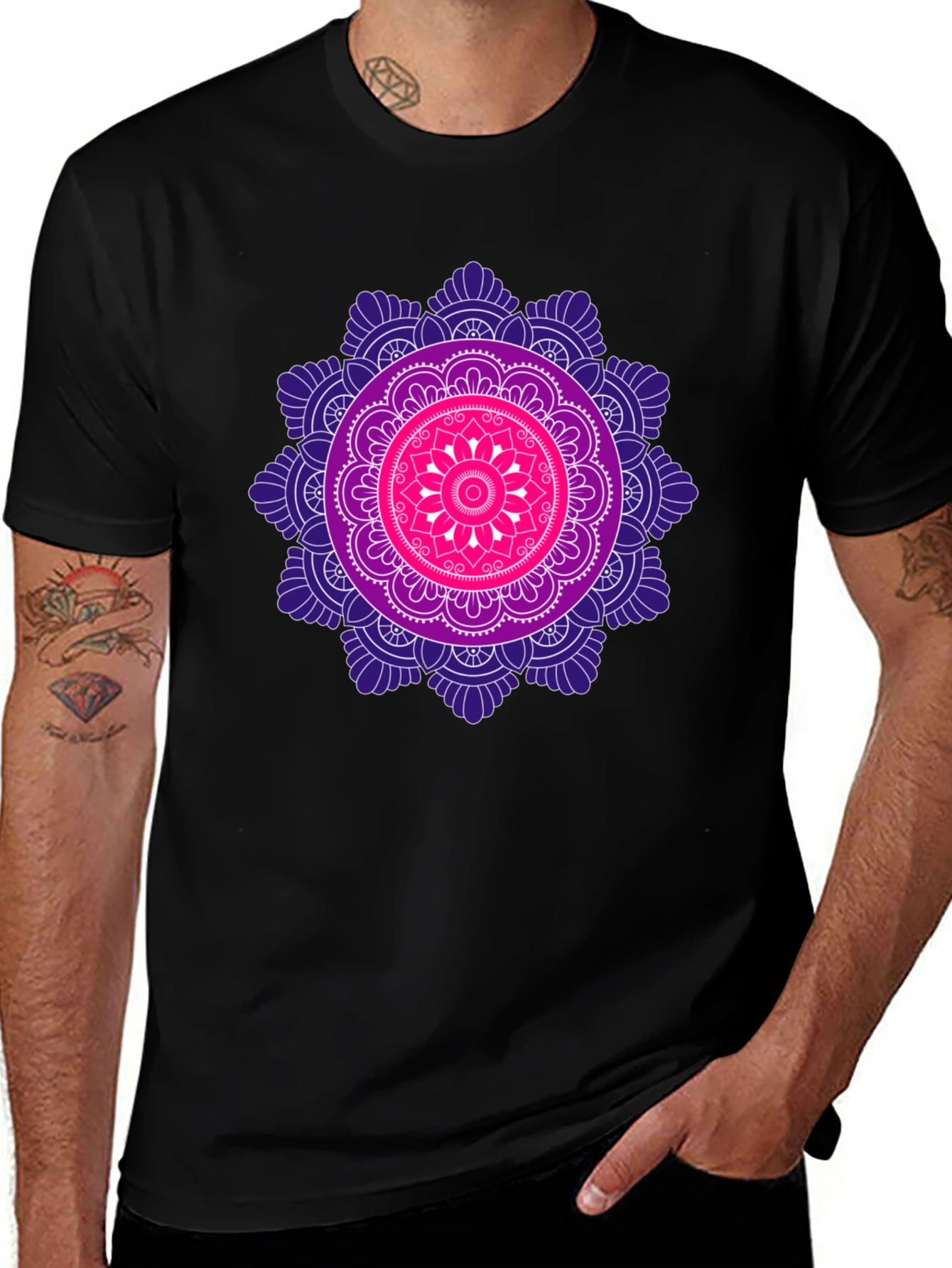 Mandala Graphic Tee - Stylish Comfort