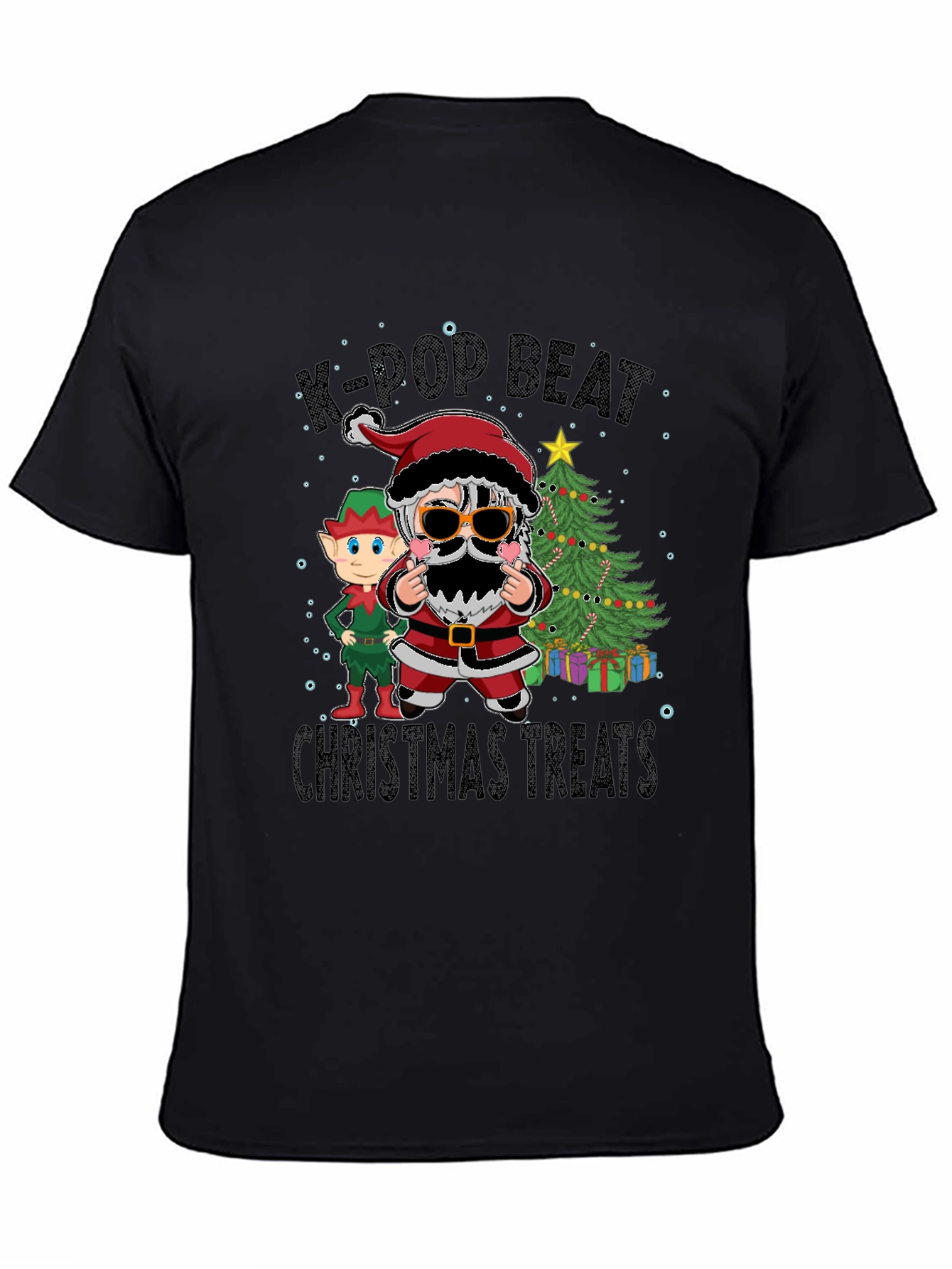 K-Pop Beat Christmas Treats Graphic Tee
