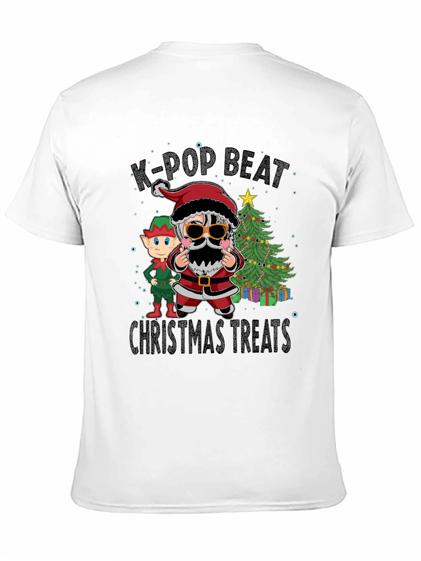K-Pop Beat Christmas Treats Graphic Tee