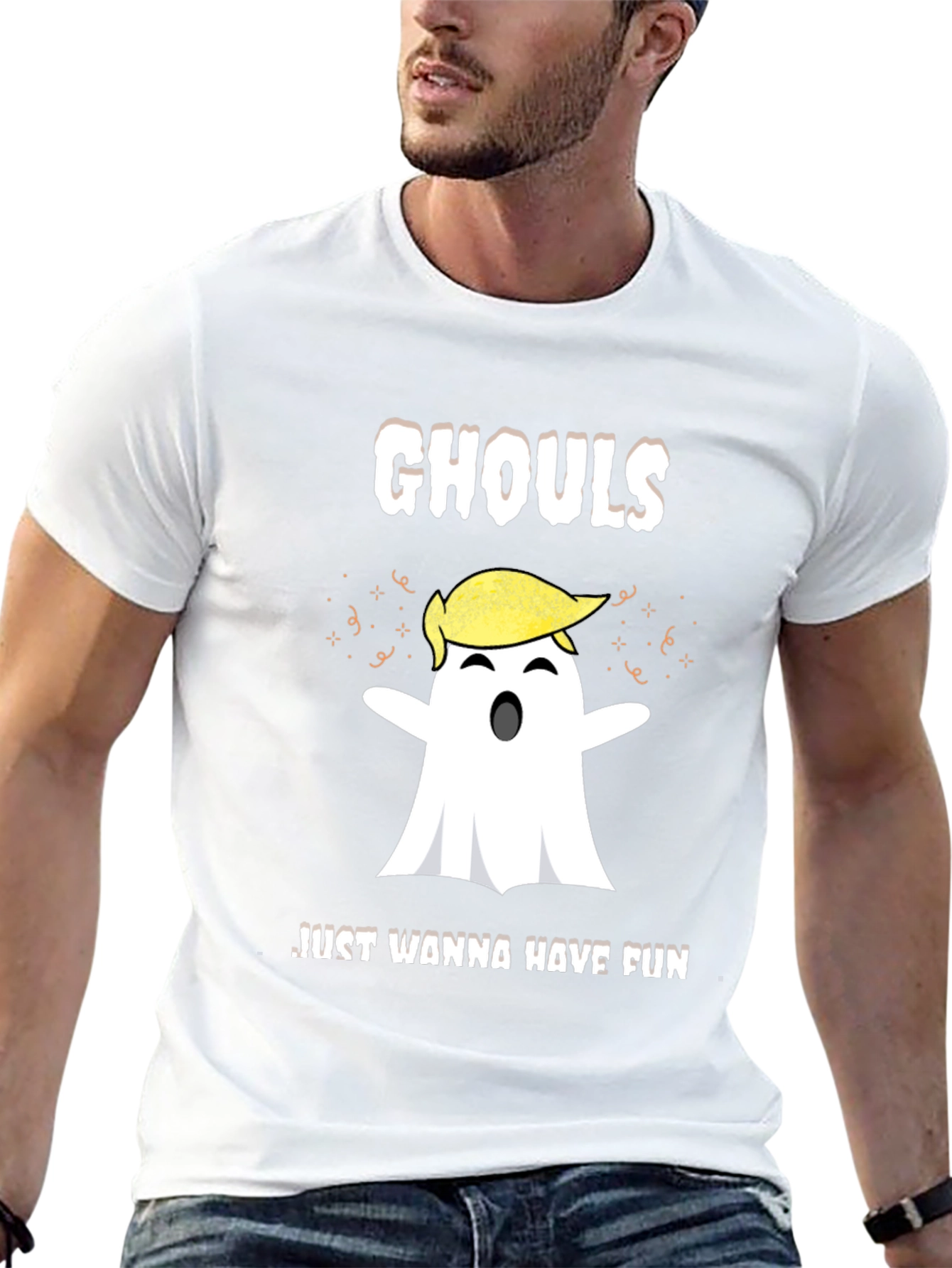 Ghouls Just Wanna Have Fun Trump Ghost Halloween T-Shirt