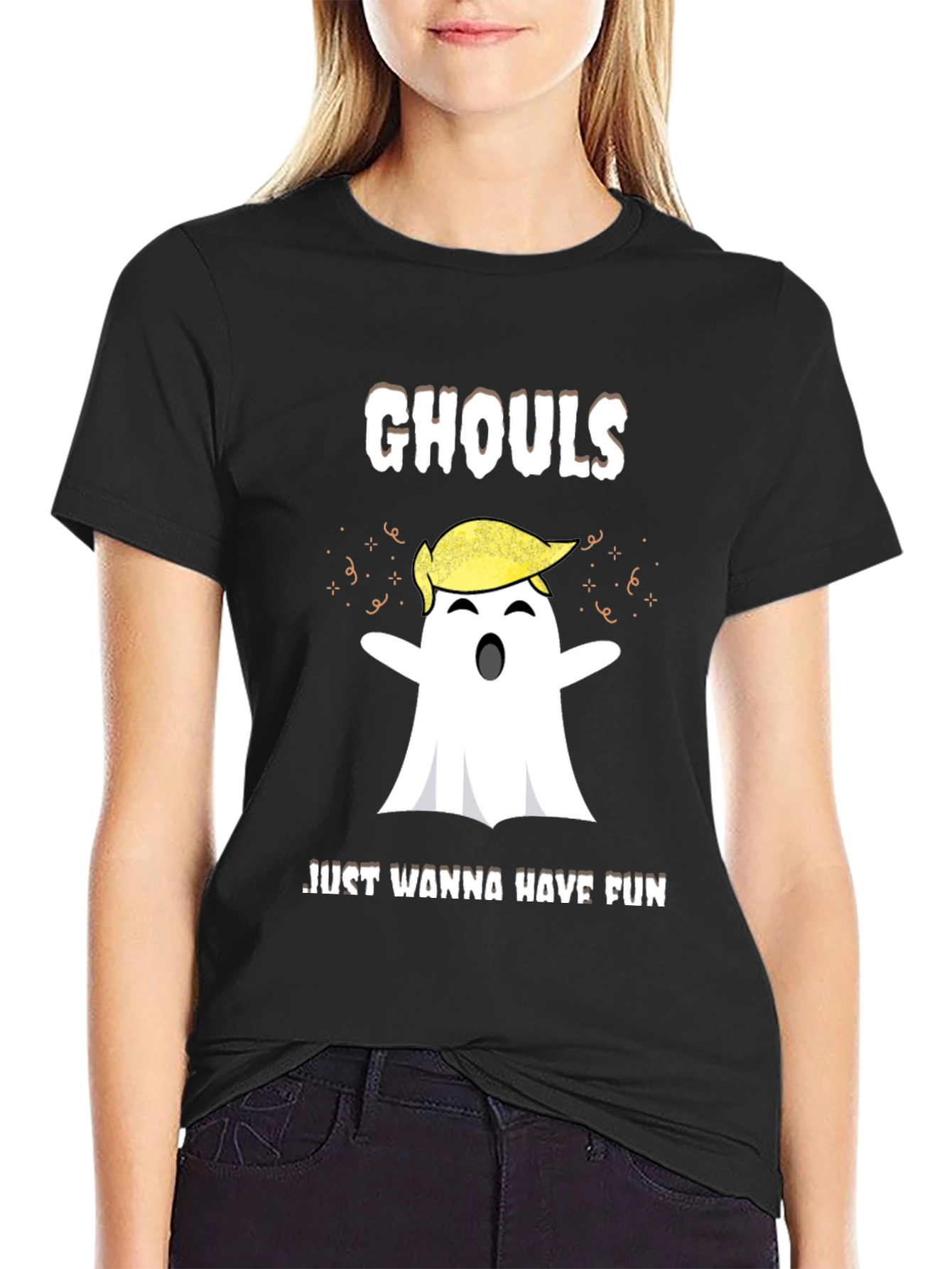 Ghouls Just Wanna Have Fun Trump Ghost Halloween T-Shirt