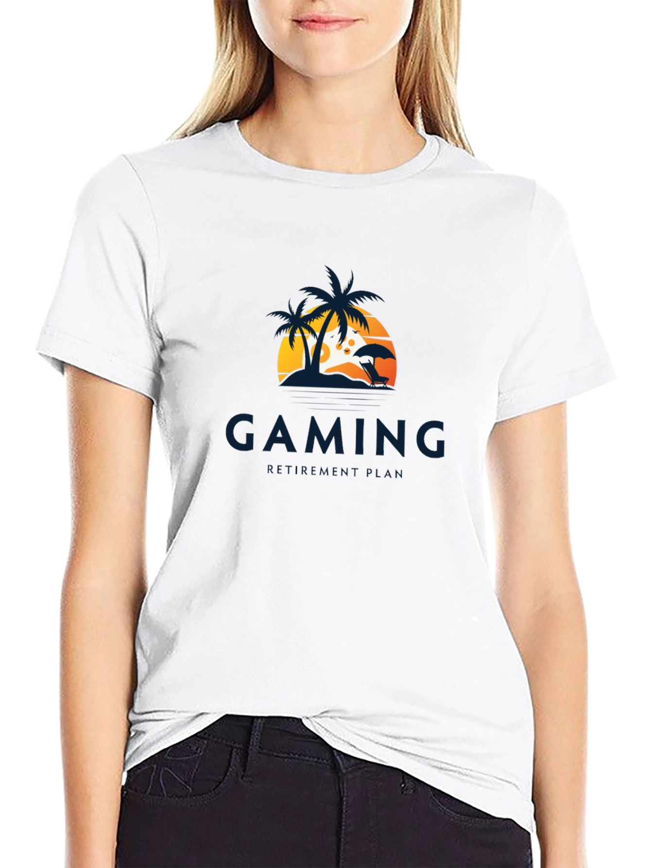 Gaming Beach Vibes T-Shirt - Casual Gamer Style