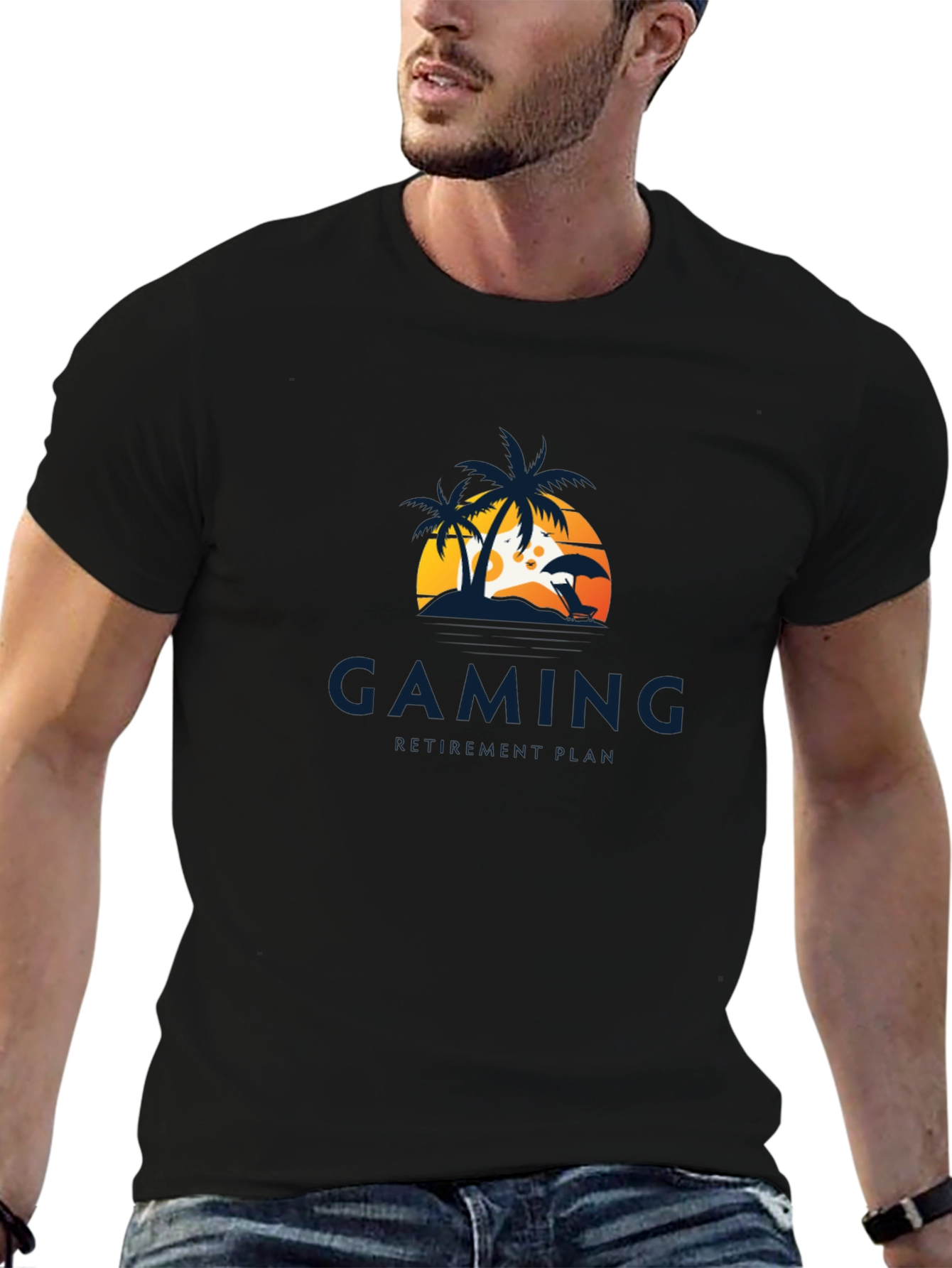 Gaming Beach Vibes T-Shirt - Casual Gamer Style