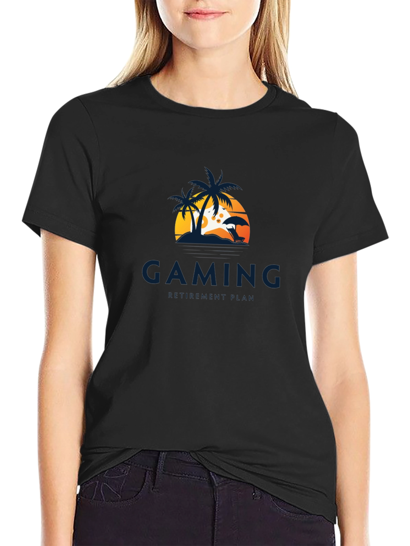 Gaming Beach Vibes T-Shirt - Casual Gamer Style