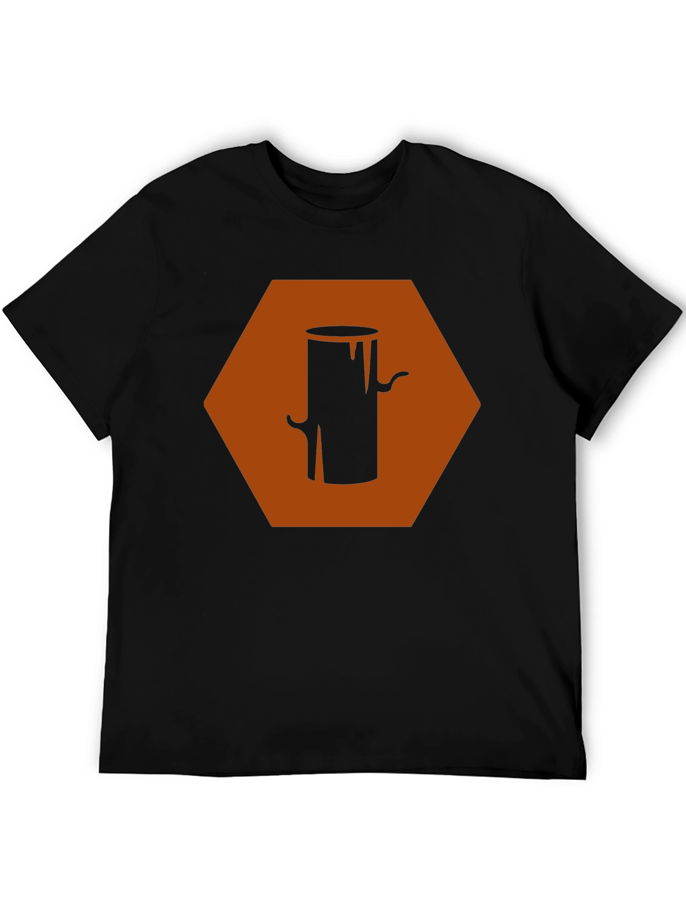 Geometric Wood Stump Graphic Tee