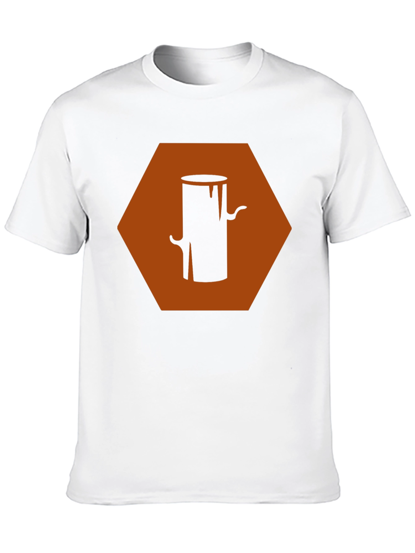Geometric Wood Stump Graphic Tee