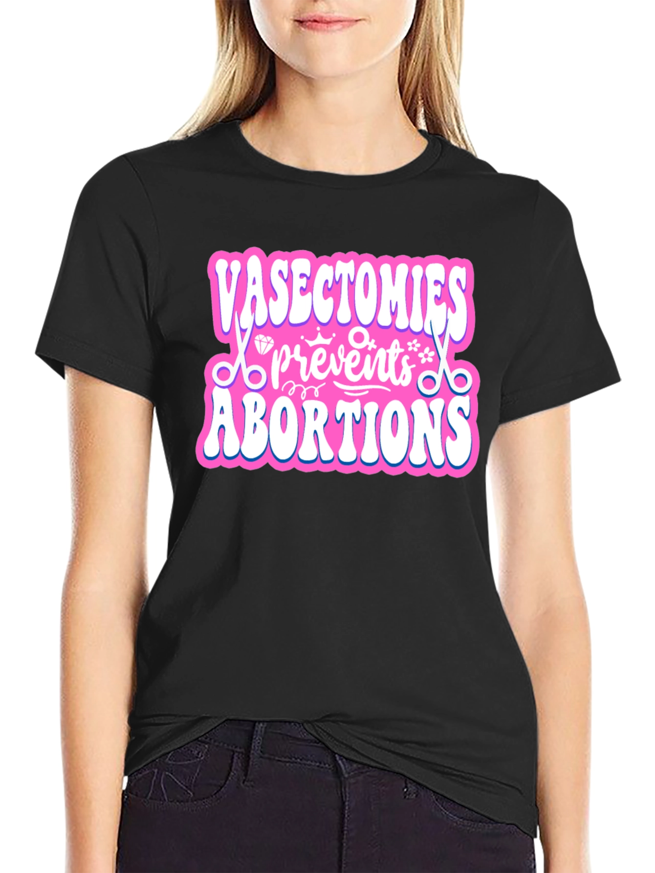 Vasectomies Prevent Abortions Graphic T-Shirt