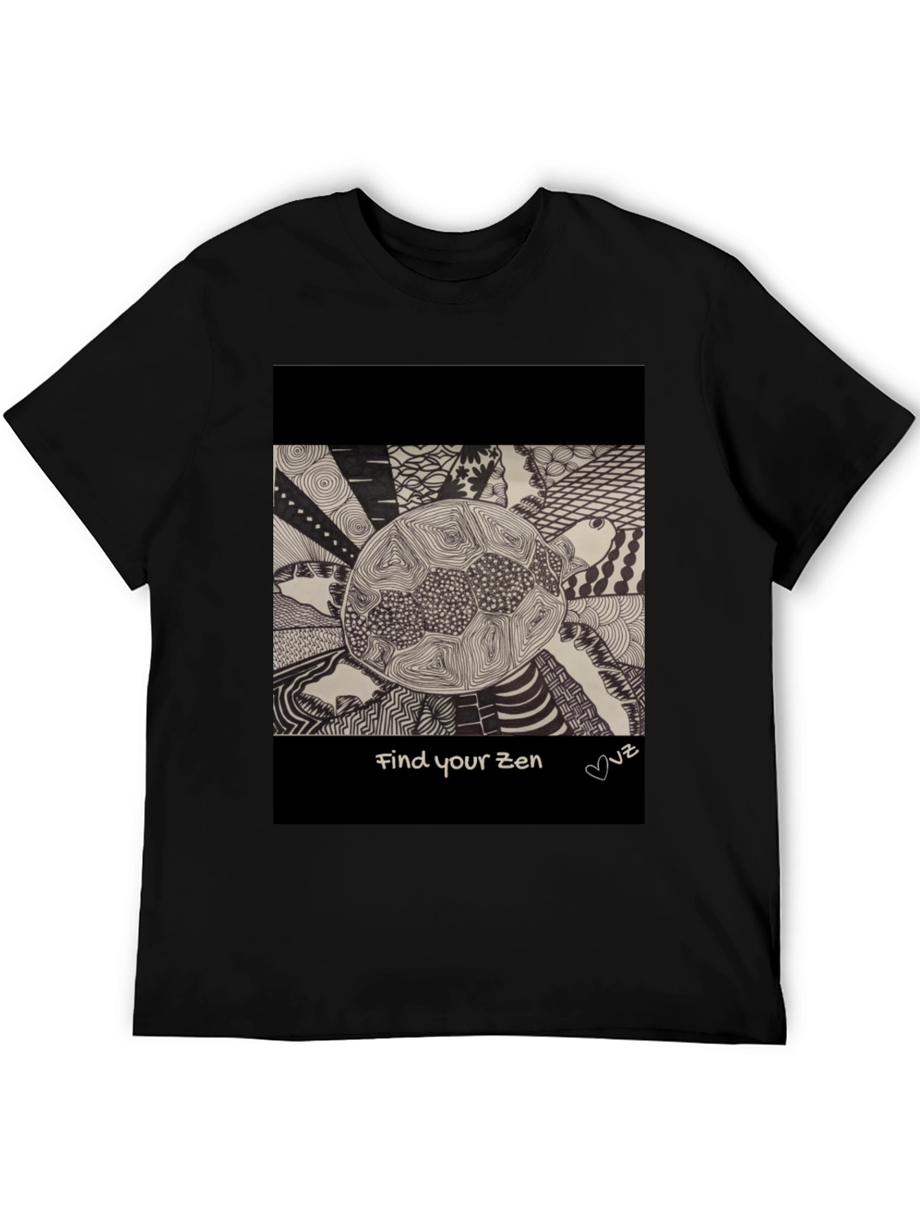 Find Your Zen Turtle Graphic T-Shirt