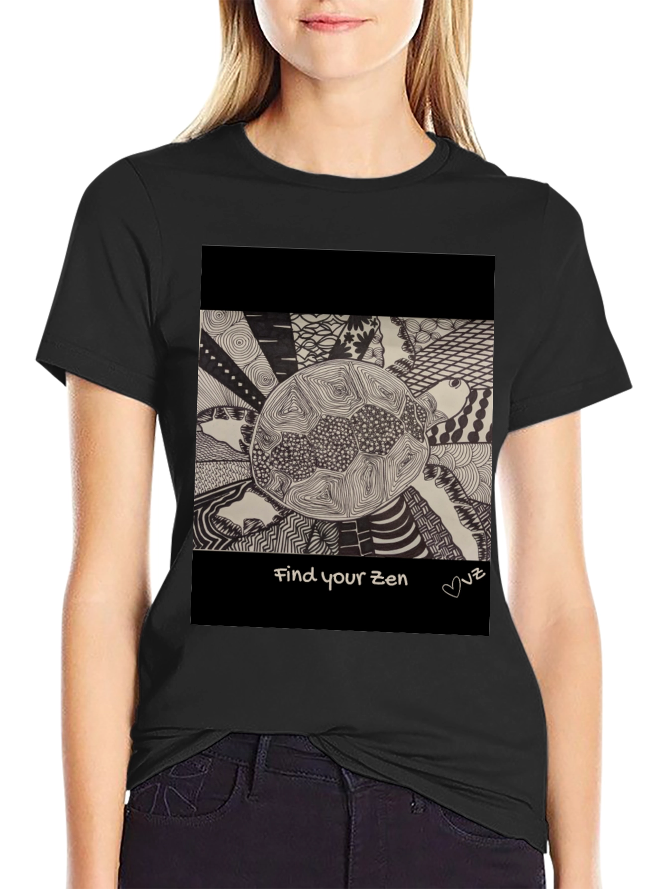 Find Your Zen Turtle Graphic T-Shirt