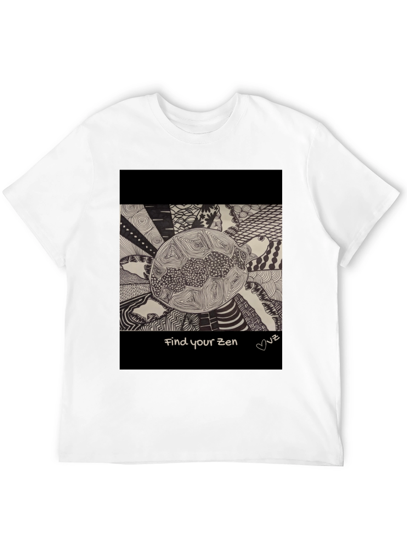 Find Your Zen Turtle Graphic T-Shirt