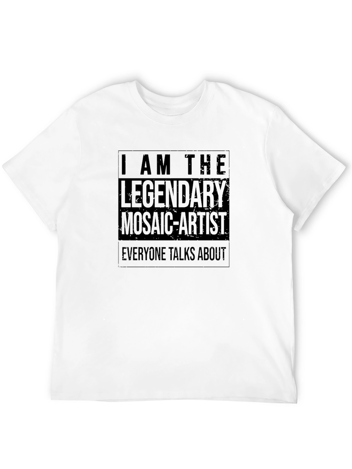 Legendary Mosaic Artist Black T-Shirt