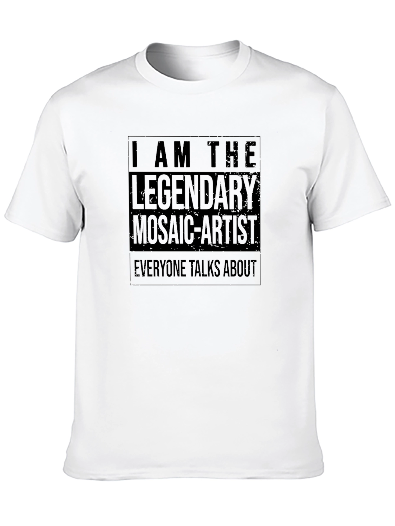 Legendary Mosaic Artist Black T-Shirt