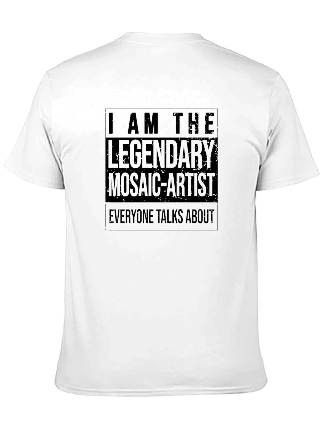Legendary Mosaic Artist Black T-Shirt
