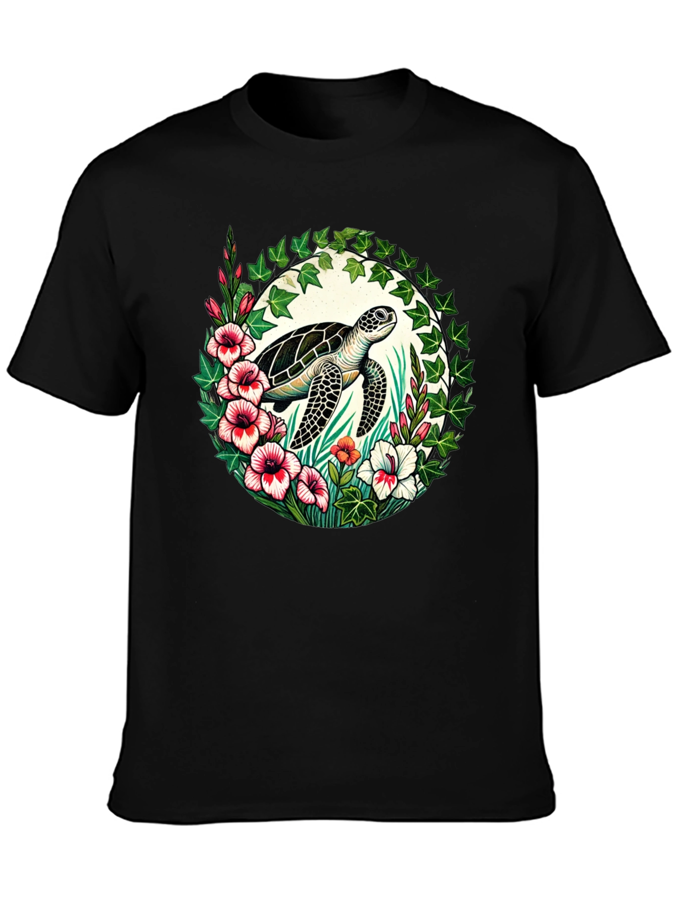 Turtle Floral T-Shirt
