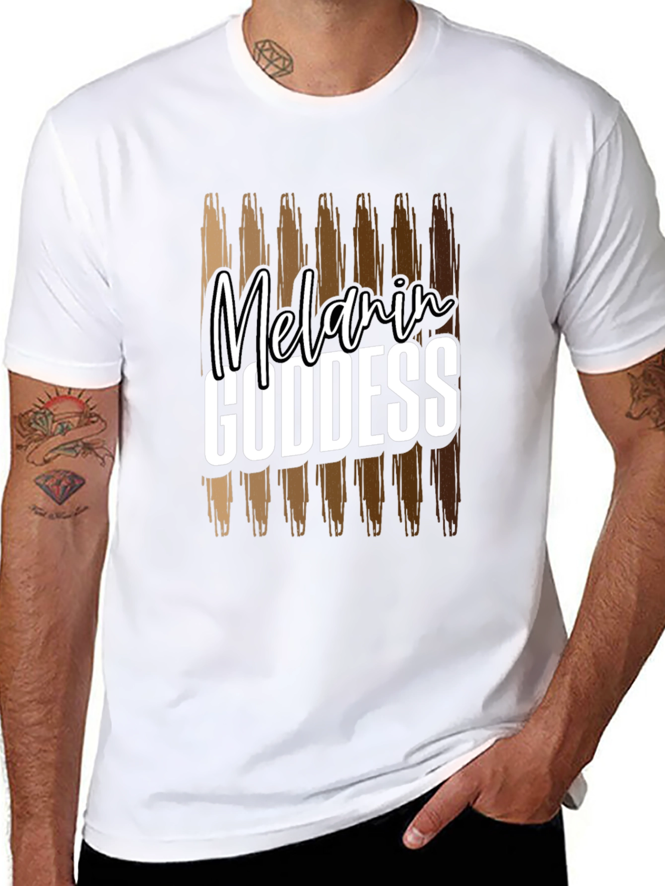 Melanin Goddess T-Shirt - Stylish Graphic Tee