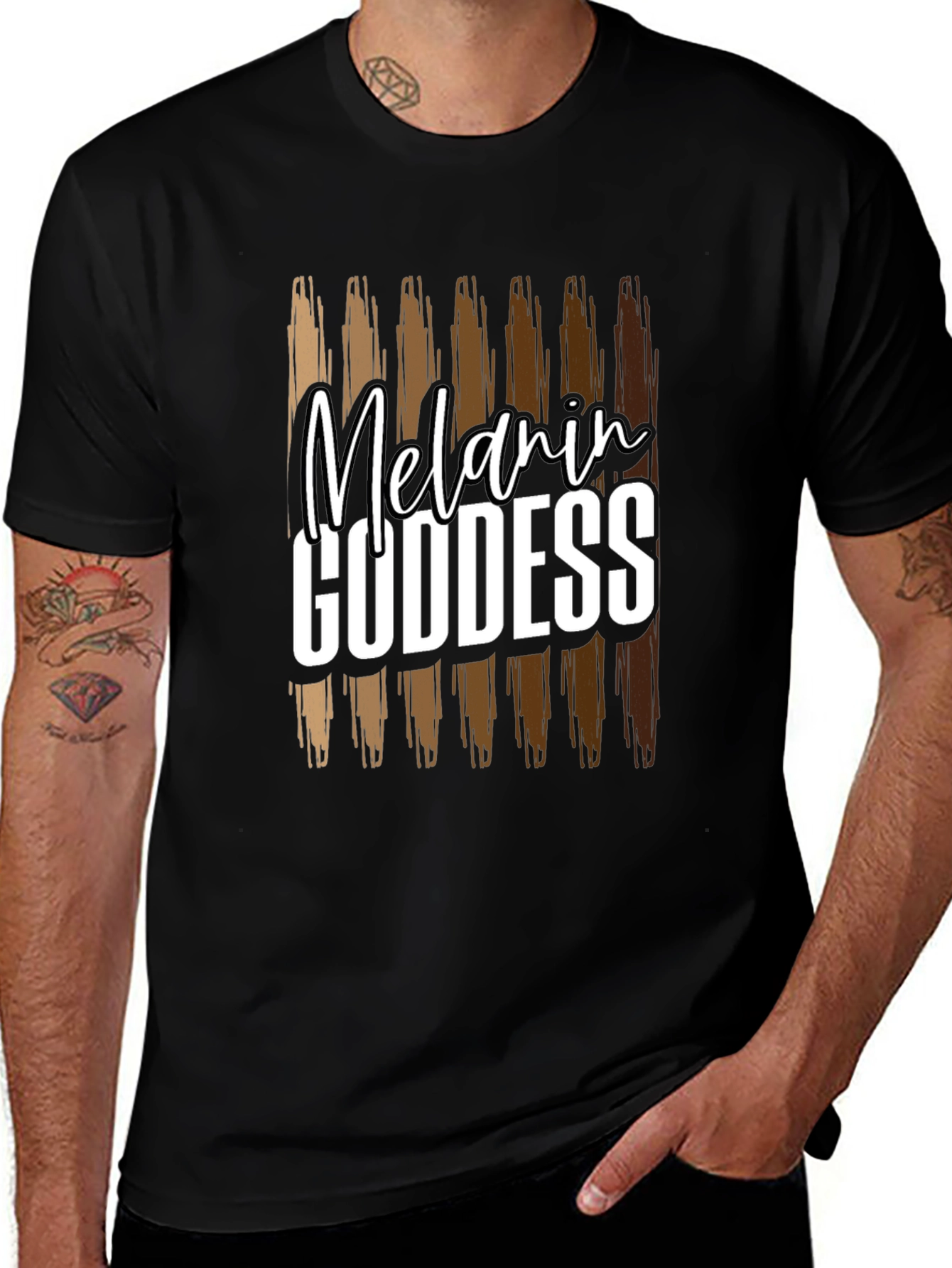 Melanin Goddess T-Shirt - Stylish Graphic Tee