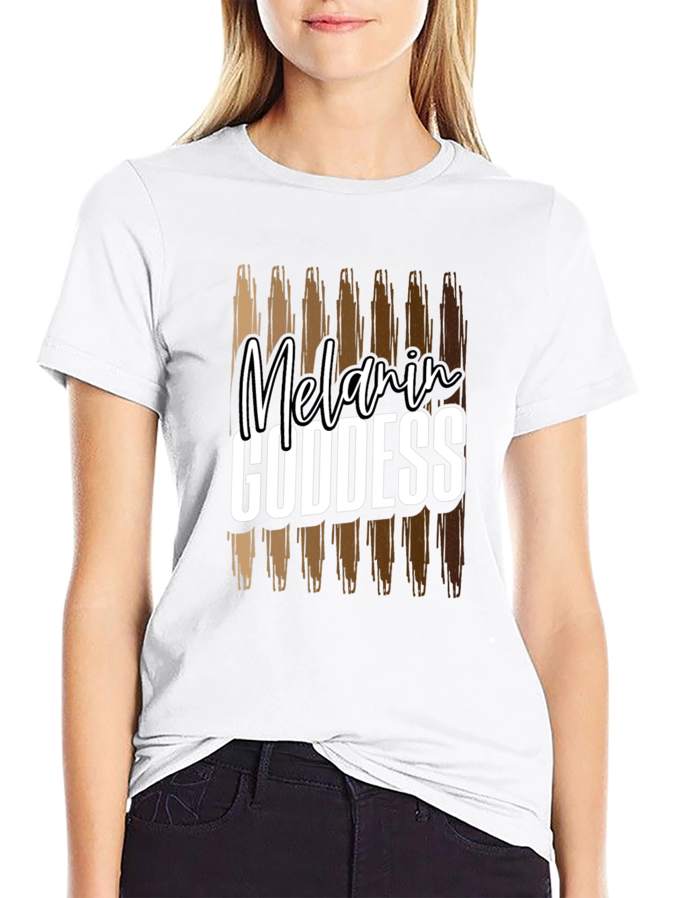 Melanin Goddess T-Shirt - Stylish Graphic Tee