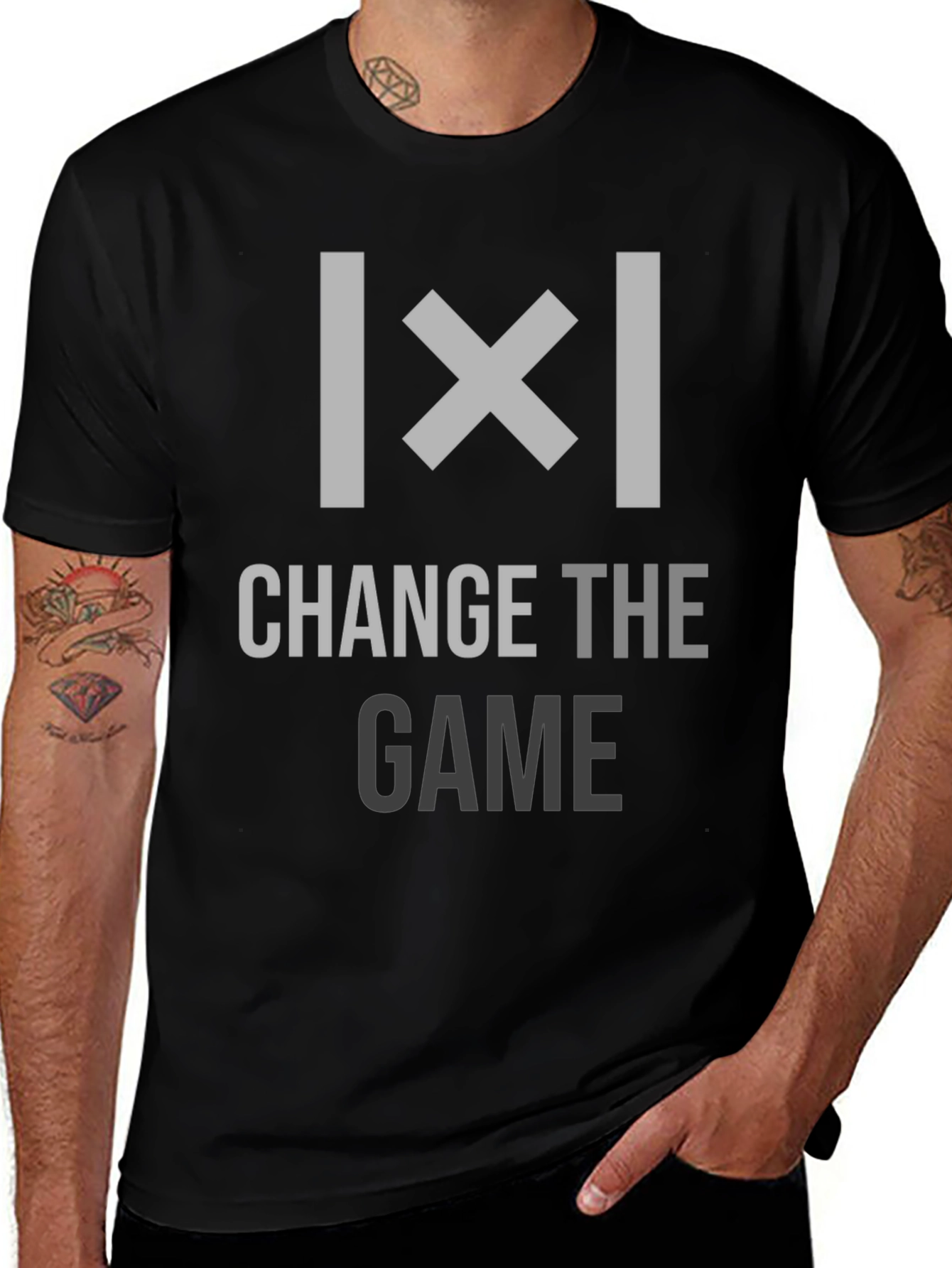 Change the Game Graphic T-Shirt - Trendy Casual Wear