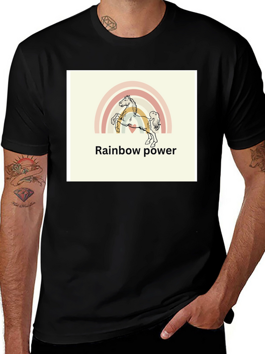 Rainbow Power Horse T-Shirt