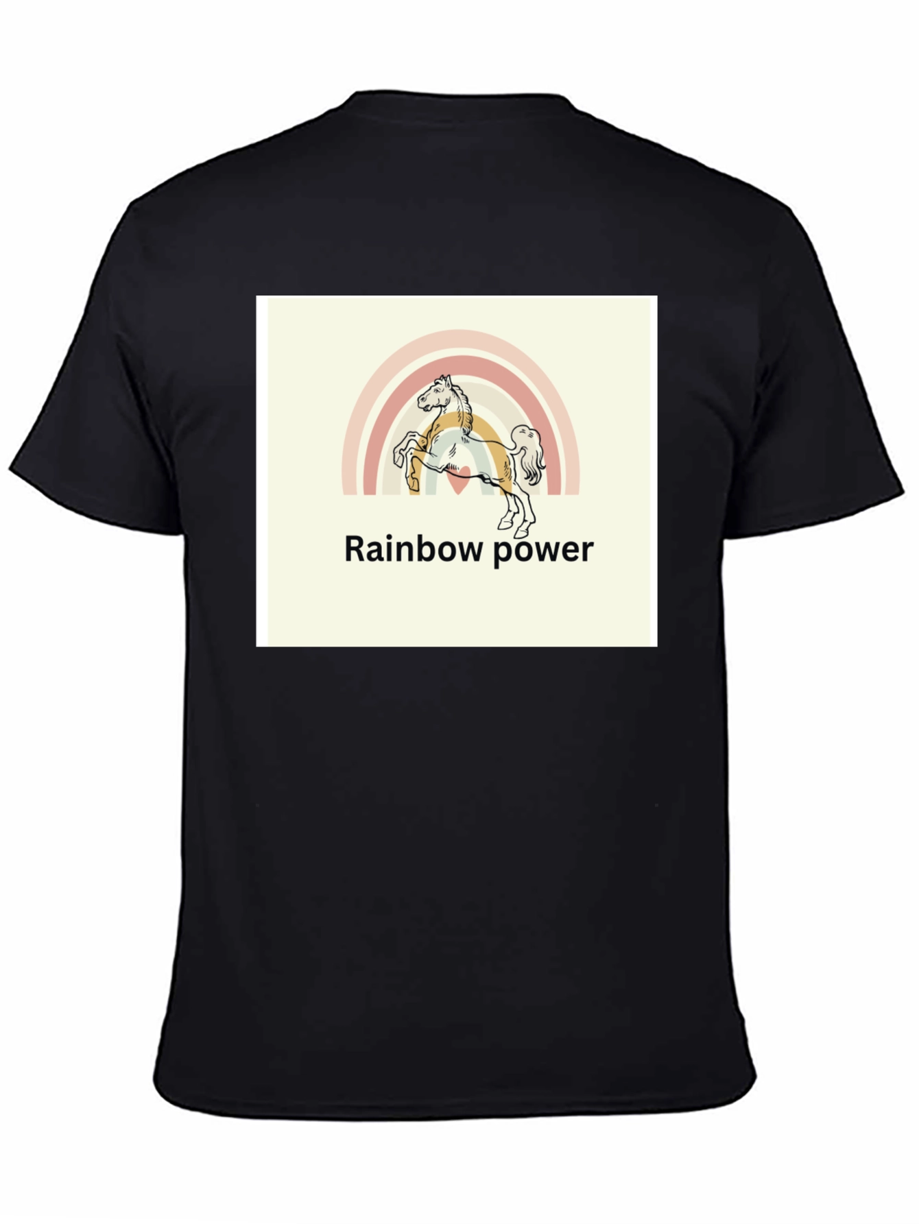 Rainbow Power Horse T-Shirt