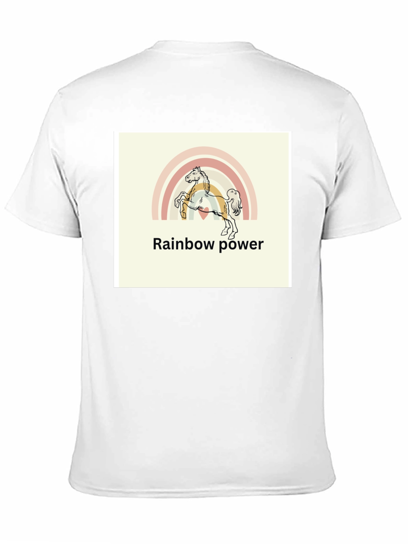 Rainbow Power Horse T-Shirt