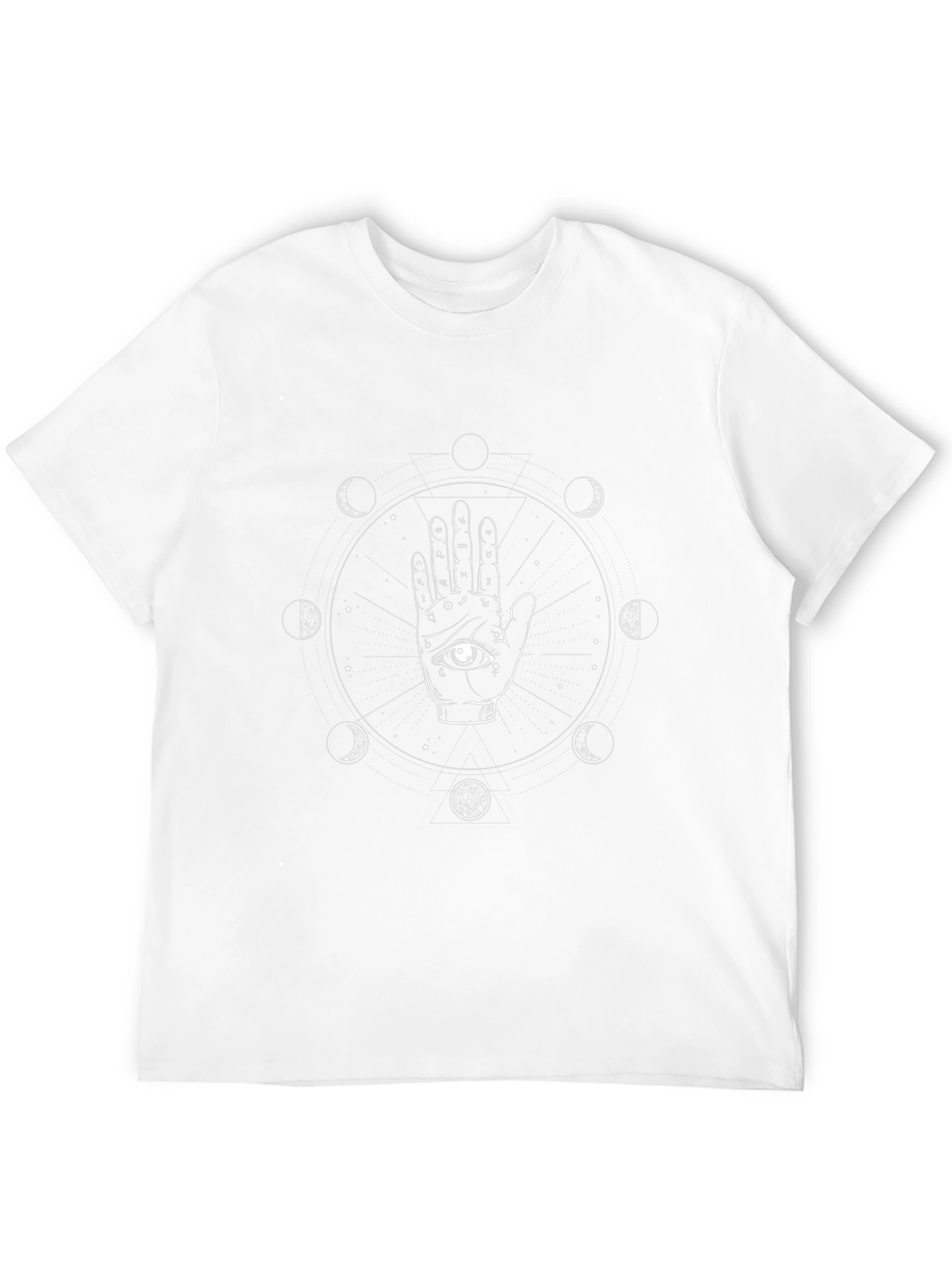 Mystic Hand & Moon Phases Graphic Tee