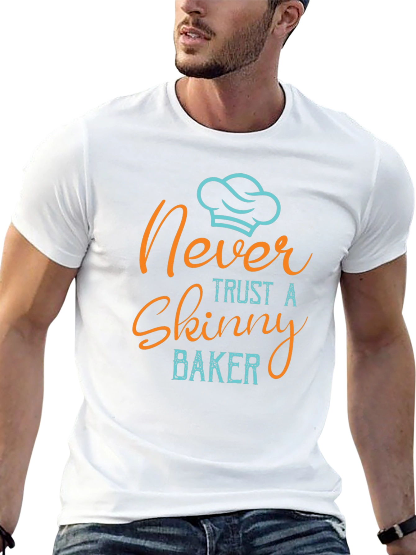 Never Trust a Skinny Baker Graphic Tee