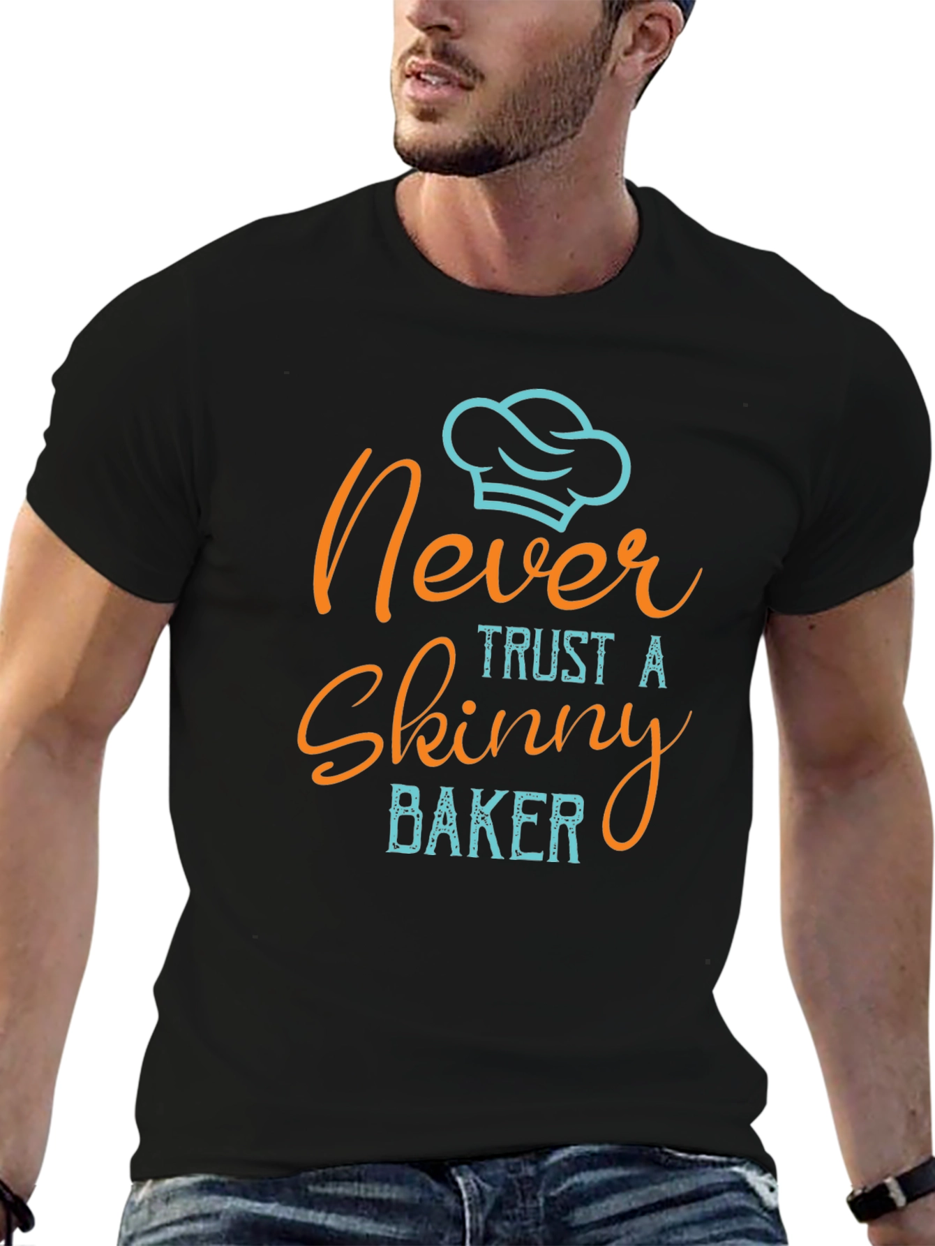 Never Trust a Skinny Baker Graphic Tee