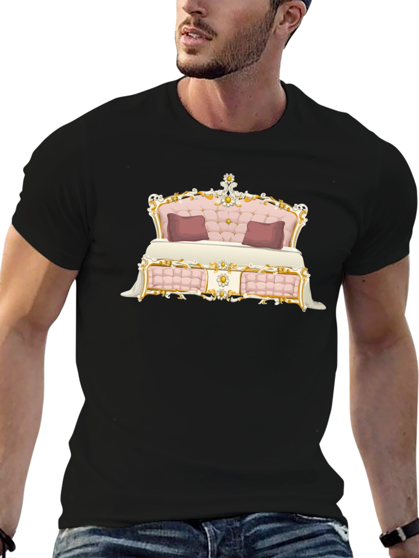 Regal Bed Graphic Tee - Stylish Comfort
