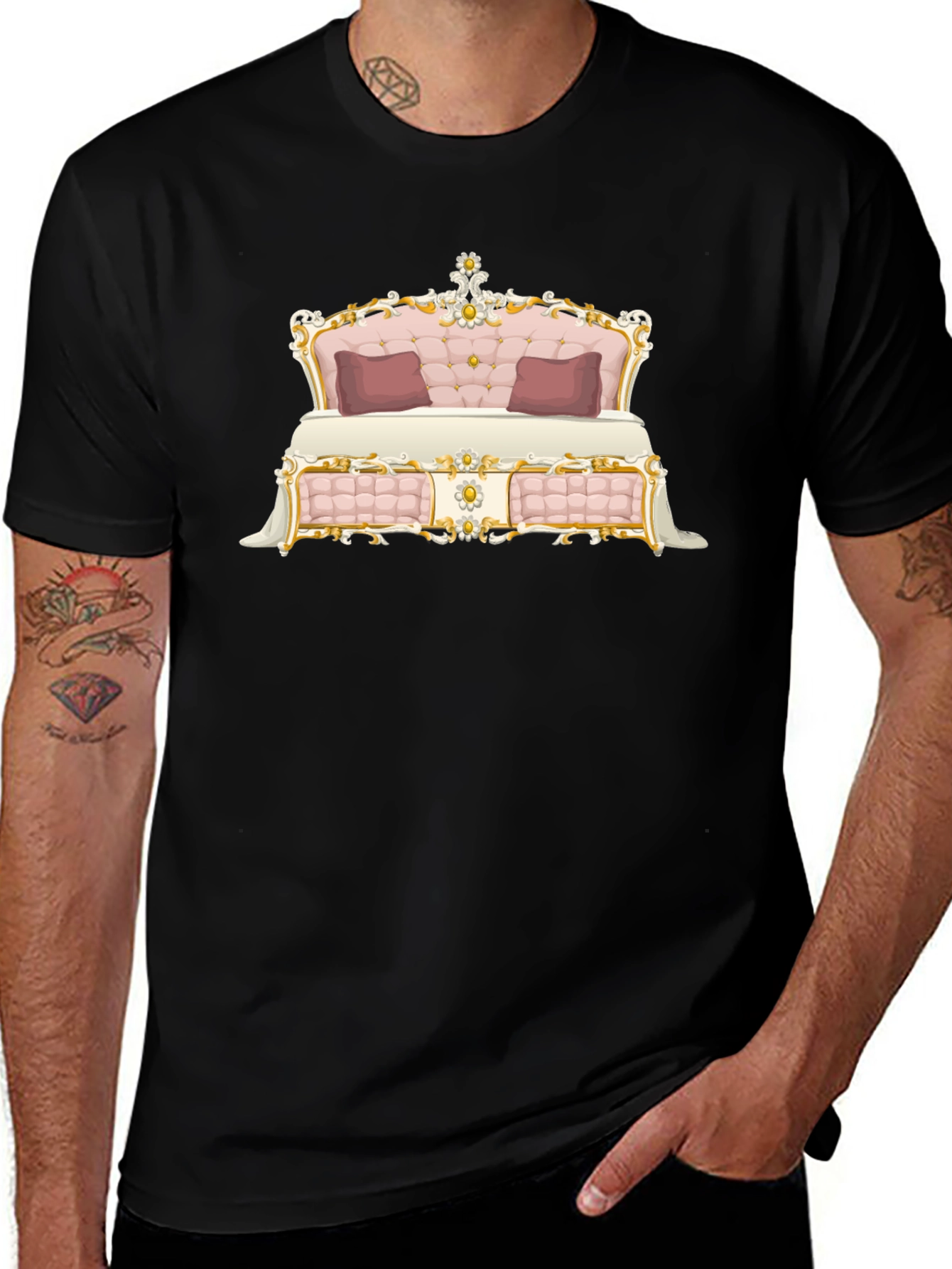 Regal Bed Graphic Tee - Stylish Comfort