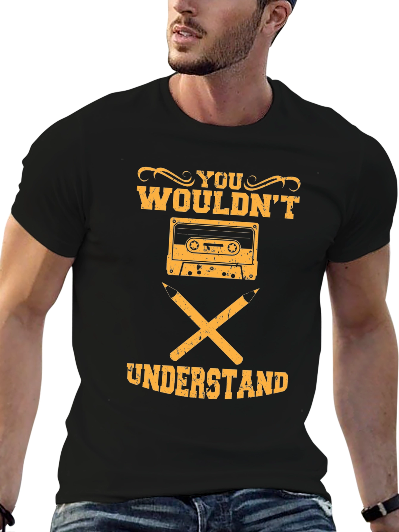 Retro Cassette Tape Graphic T-Shirt