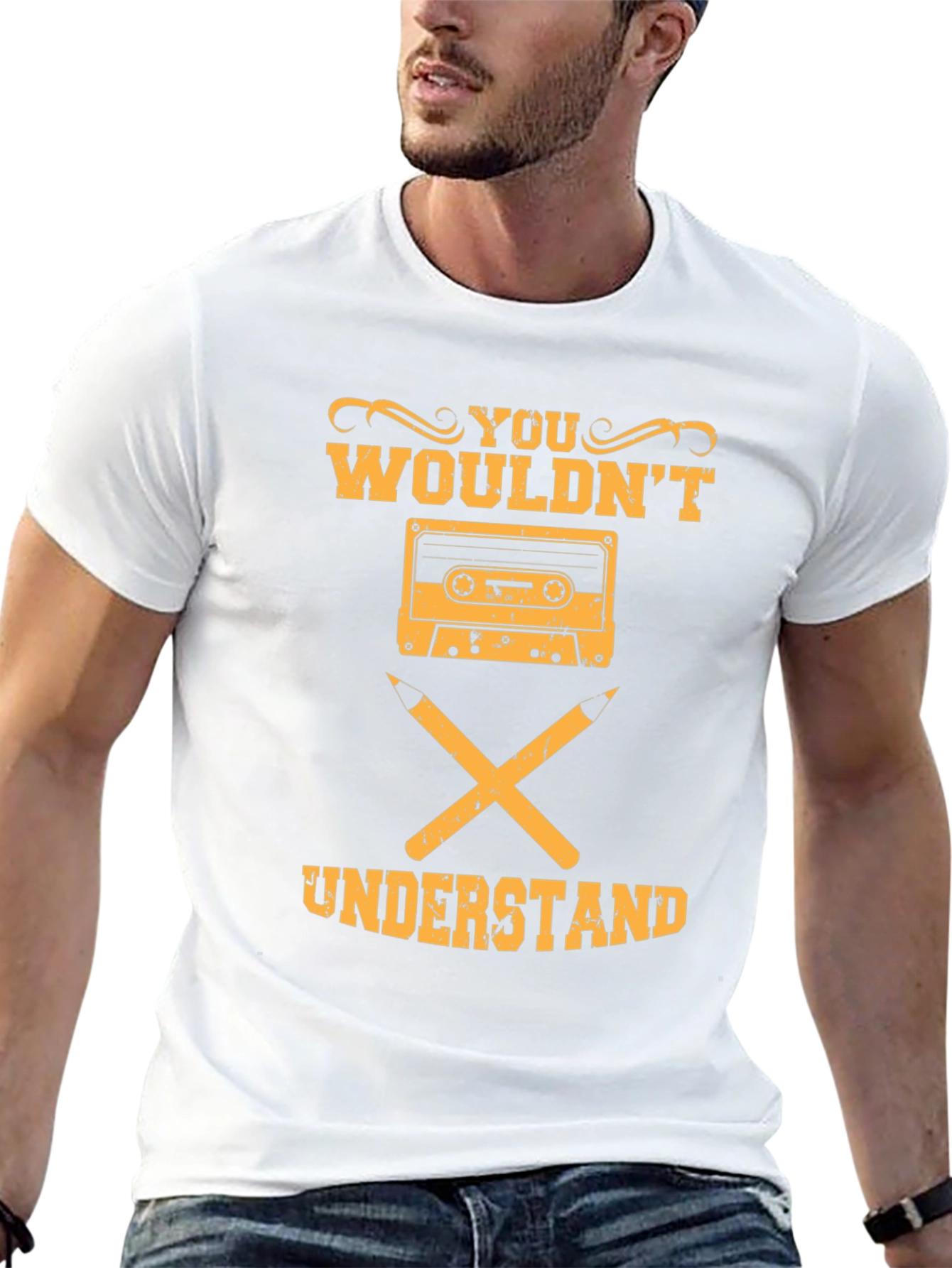 Retro Cassette Tape Graphic T-Shirt