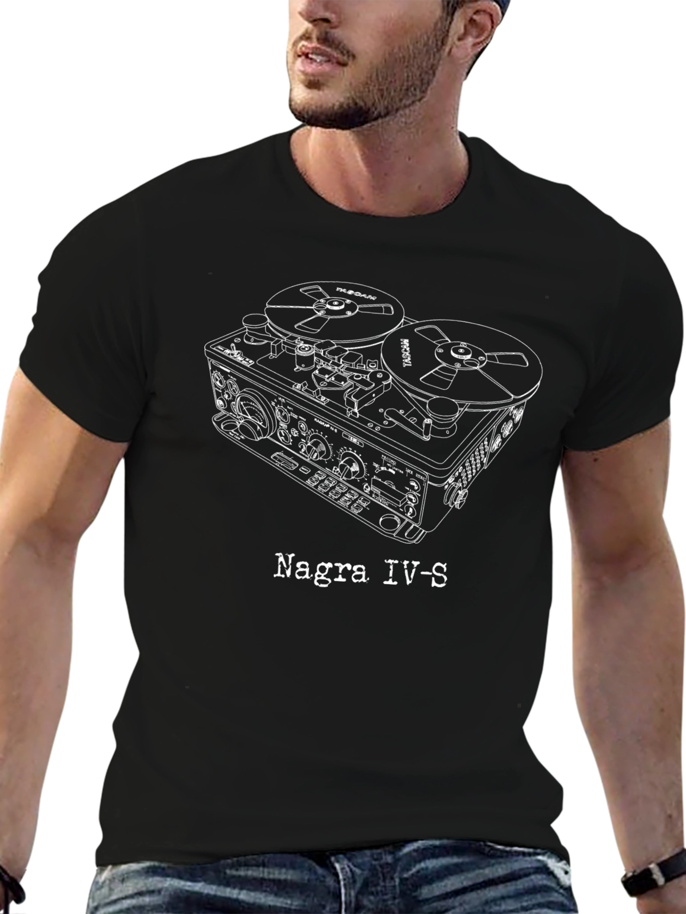 Nagra IV-S Reel-to-Reel Tape Recorder T-Shirt