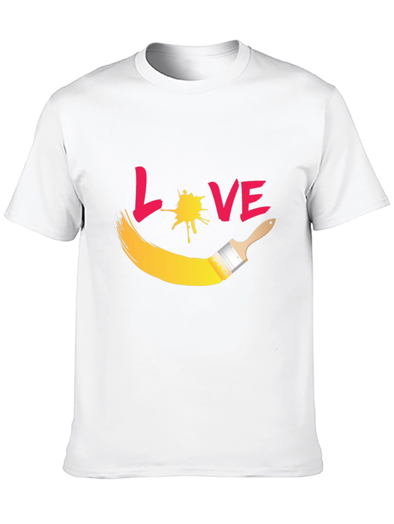 Love Painting Graphic T-Shirt - Artsy Tee