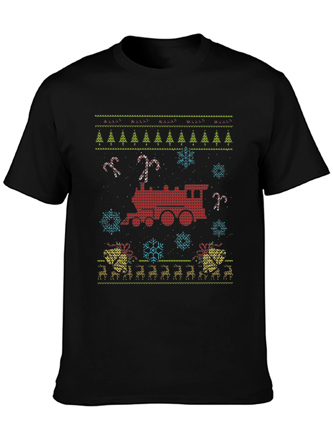 Festive Train Christmas T-Shirt