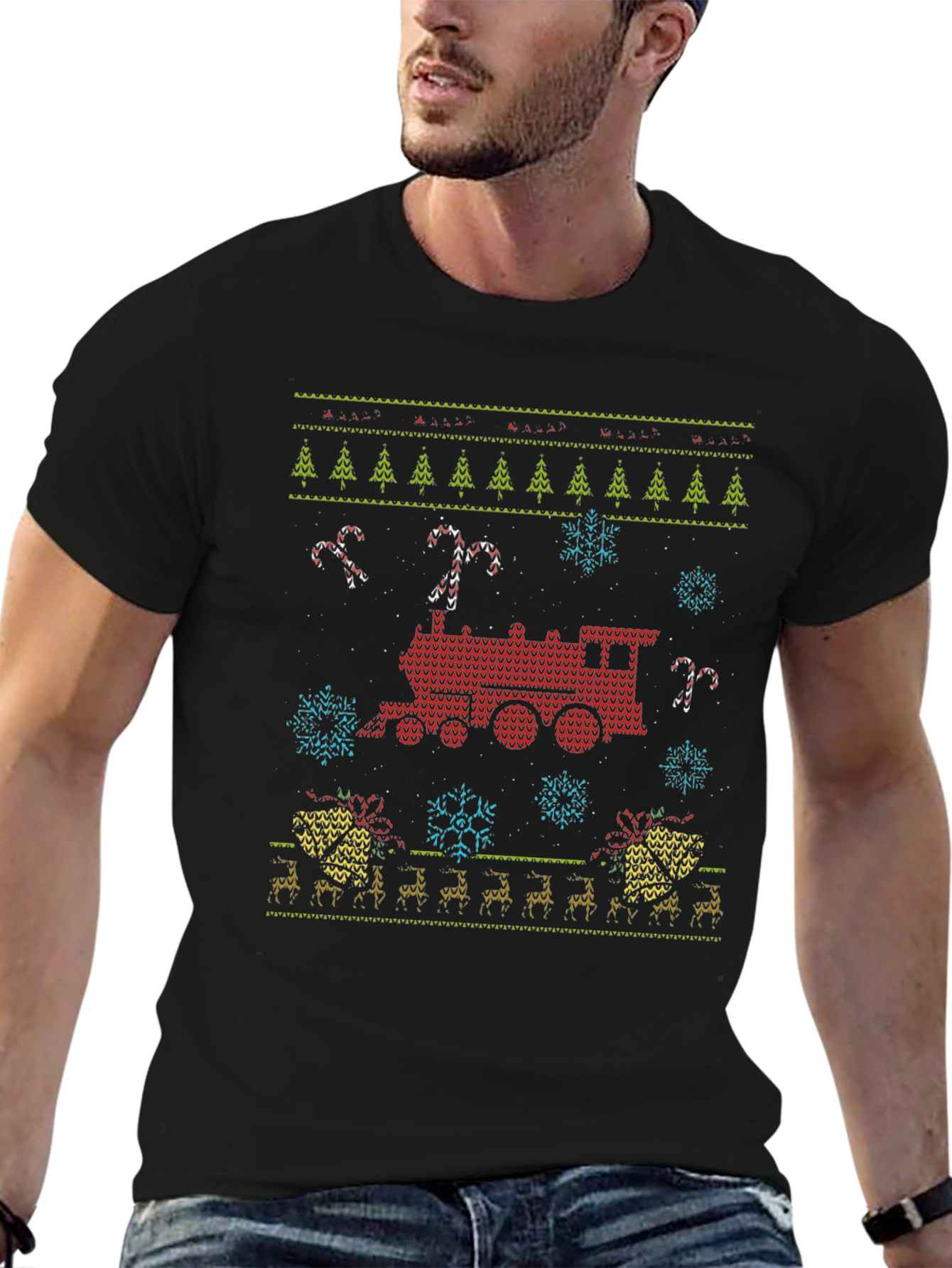Festive Train Christmas T-Shirt