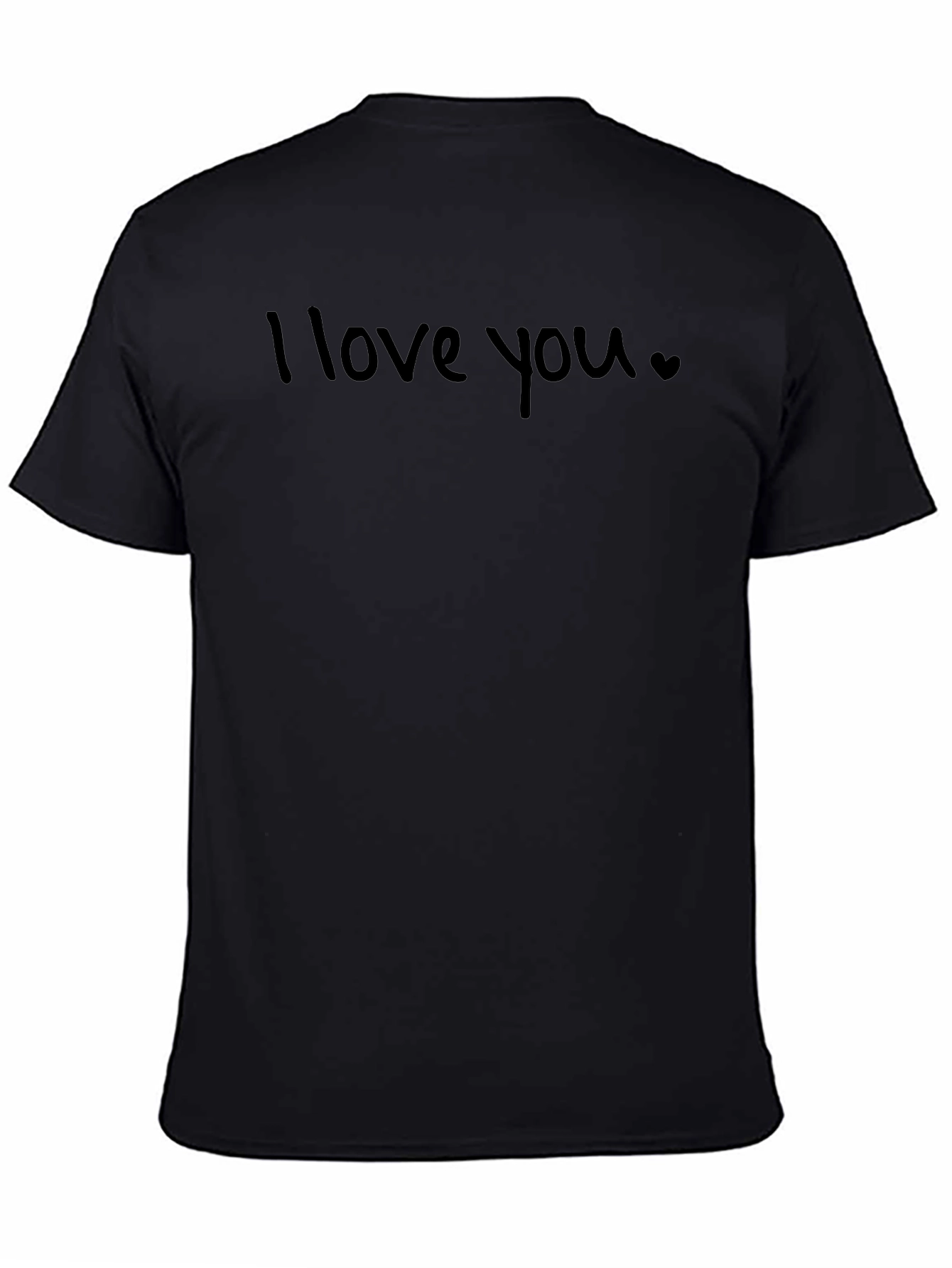 I Love You Black Tee